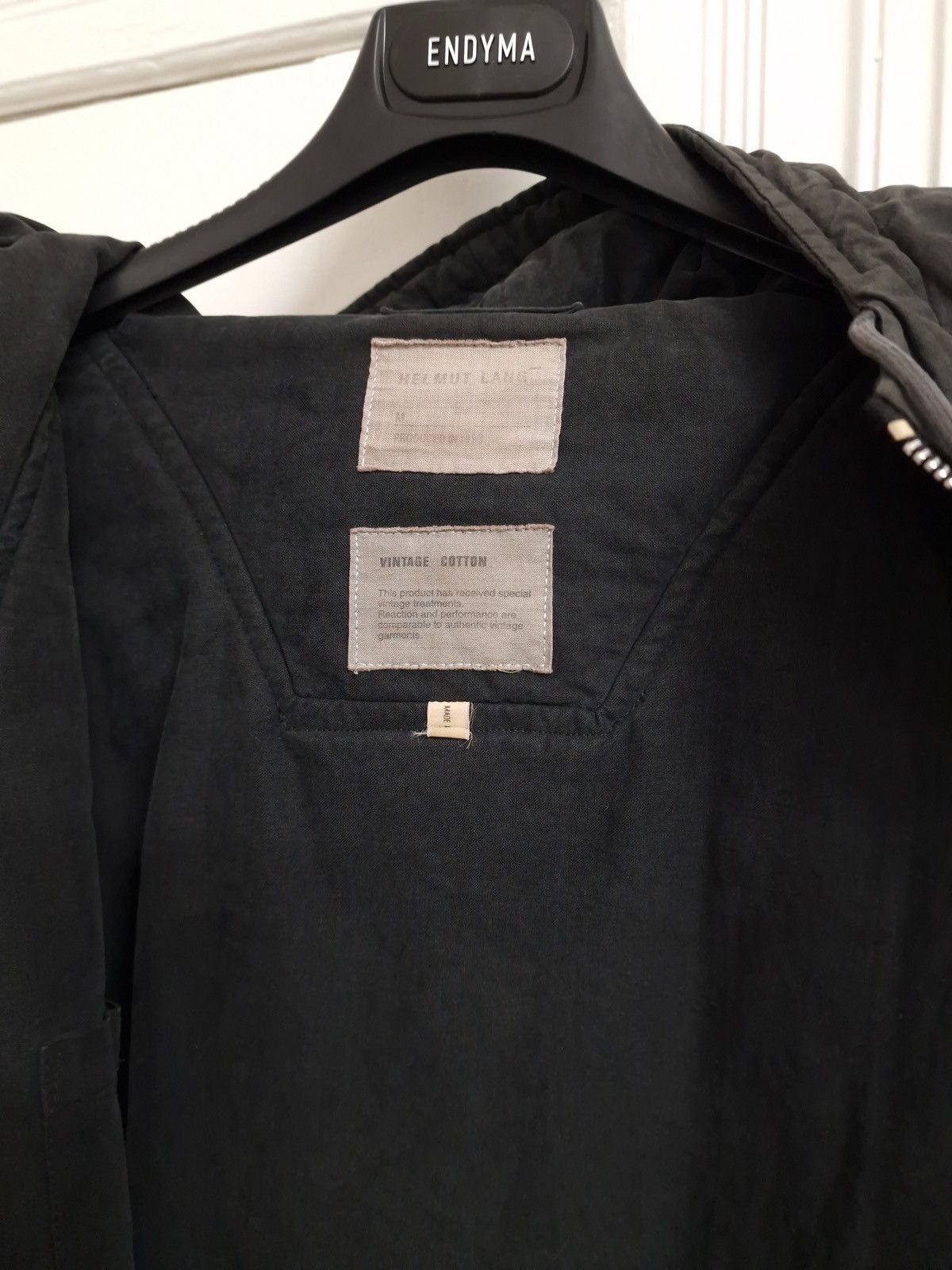 Helmut Lang AW 1999 Helmut Lang Black One-Pocket Parka Size US S / EU 44-46 / 1 - 5 Thumbnail
