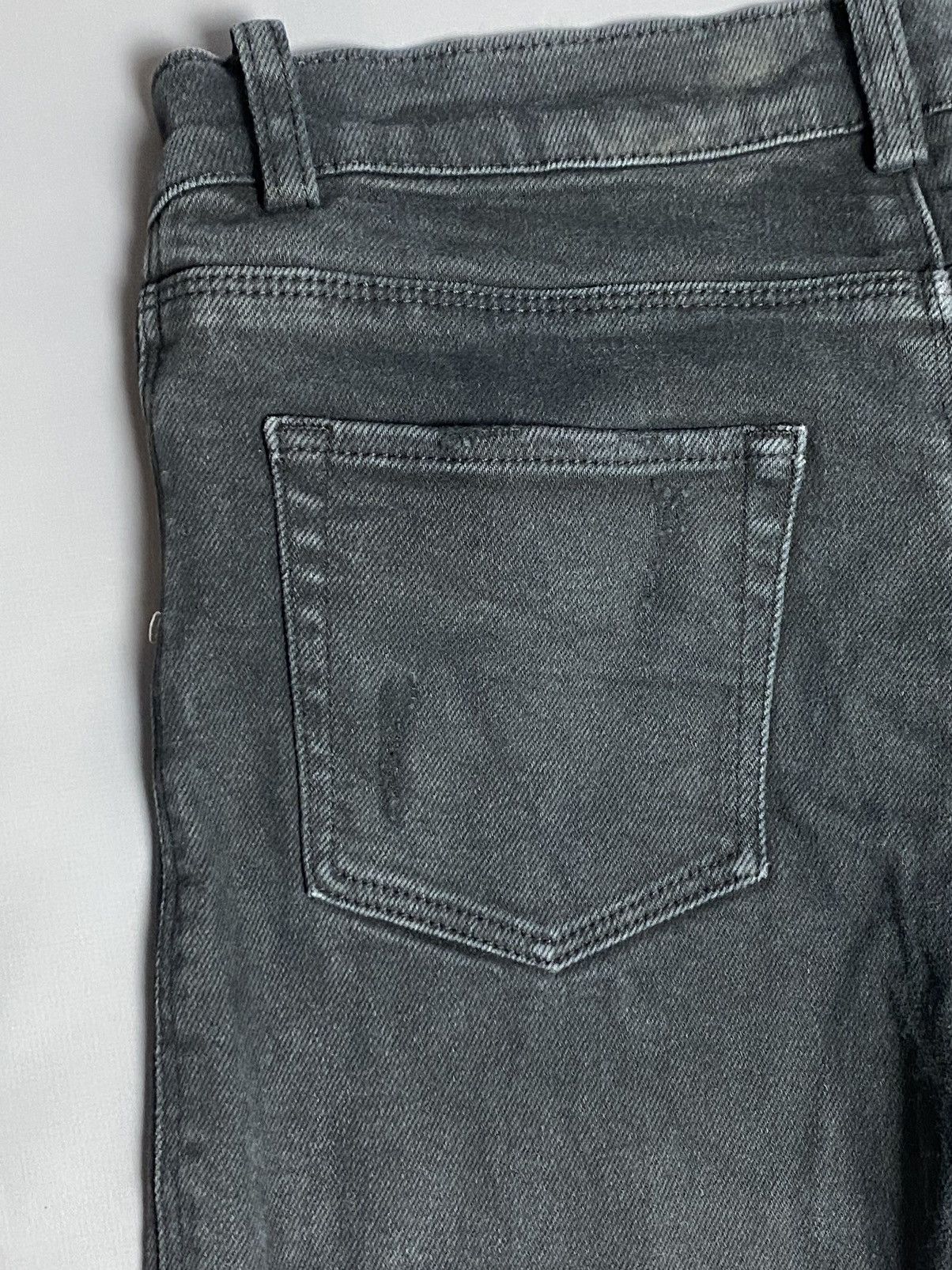 Ksubi Ksubi Skinny Jeans Faded Black Zip Low Rise Australia US 4 Size 27" / US 4 / IT 40 - 4 Thumbnail