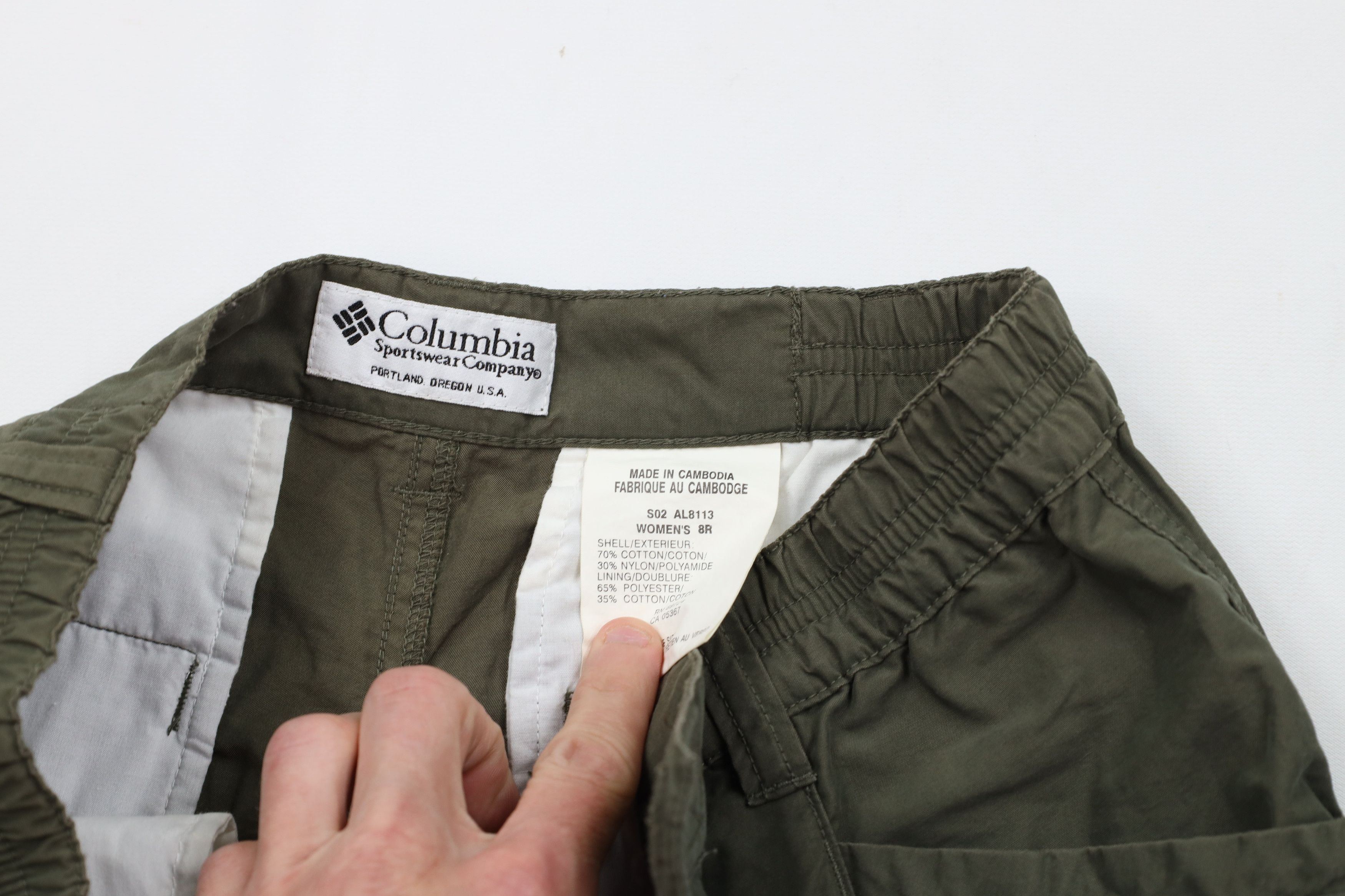 Columbia Vintage 90s Columbia Faded Convertible Trekking Pants Shorts Size 30" / US 8 / IT 44 - 8 Thumbnail