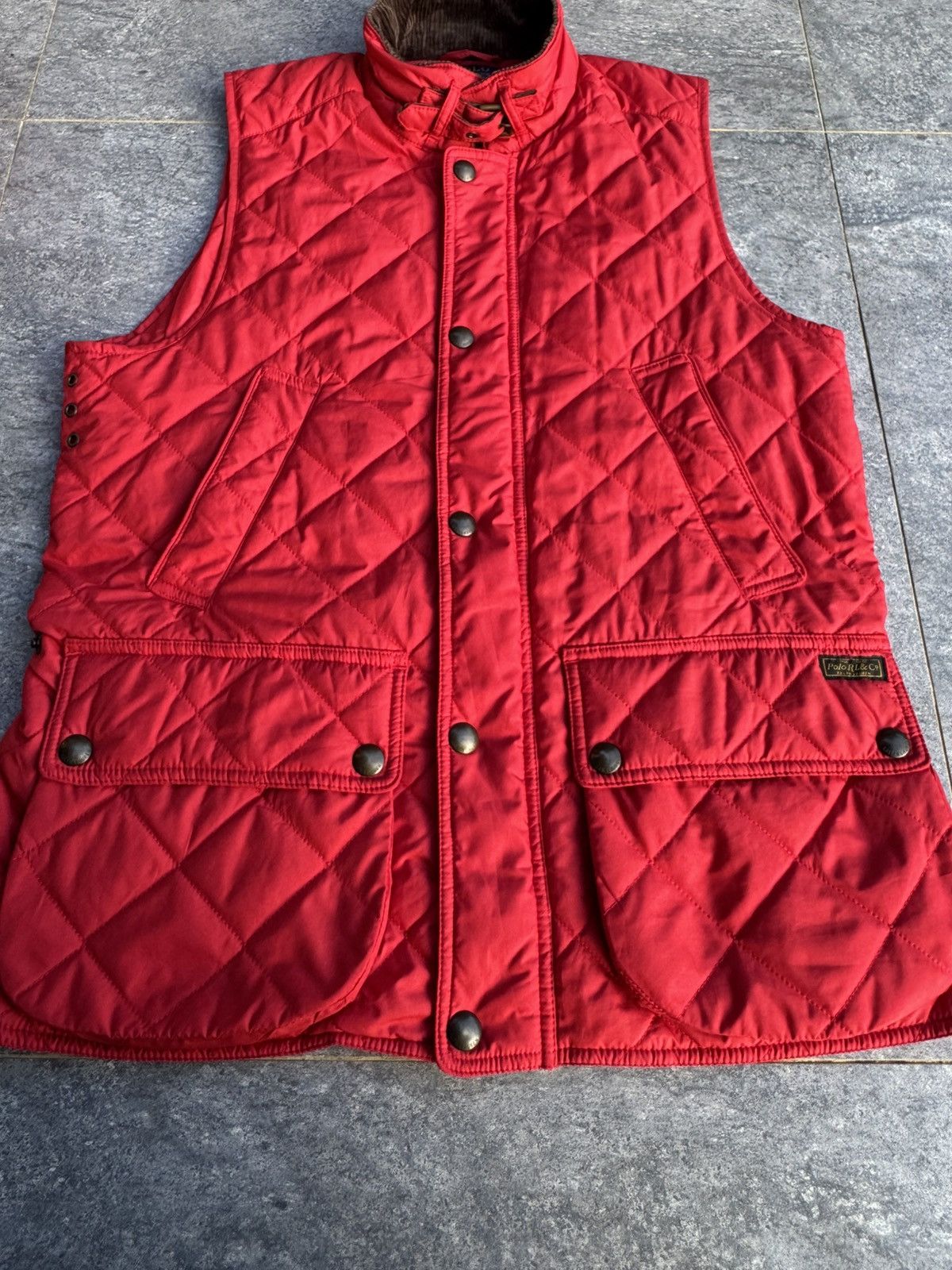 Polo Ralph Lauren Polo Ralph Lauren Quilted Vest Red Womens Equestrian Style Size M / US 6-8 / IT 42-44 - 3 Thumbnail