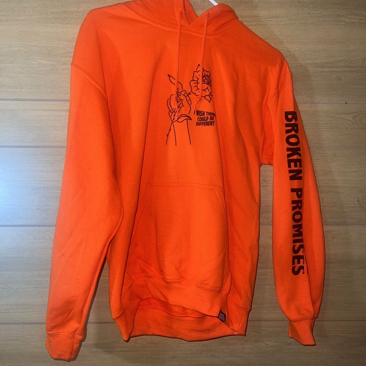 Broken Promises Co. NWOT Broken Promises Orange Hoodie small men’s graphic Size US S / EU 44-46 / 1 - 2 Thumbnail