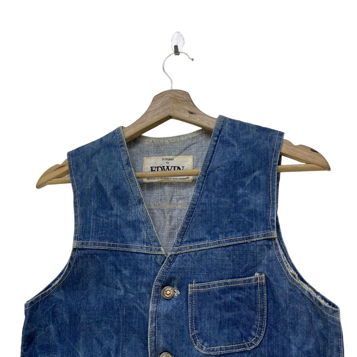 Edwin × Vintage Vintage Edwin Vest Jacket Size US M / EU 48-50 / 2 - 3 Thumbnail