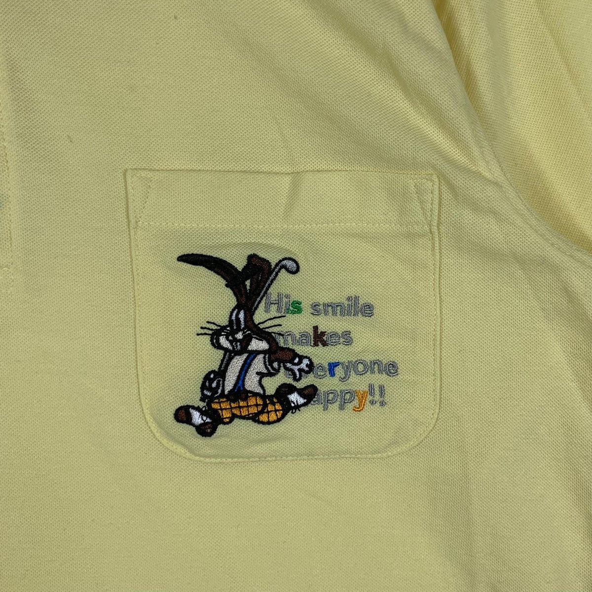 Vintage Vintage 90’ ROCKY RABBIT GOLF Embroidered Logo Polo Size US M / EU 48-50 / 2 - 3 Thumbnail