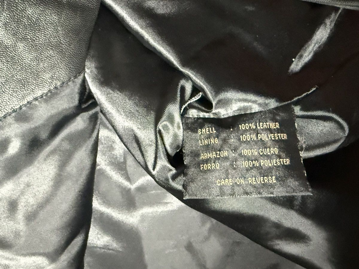 Other Vintage Siena Black Leather Blazer Size S / US 4 / IT 40 - 5 Thumbnail