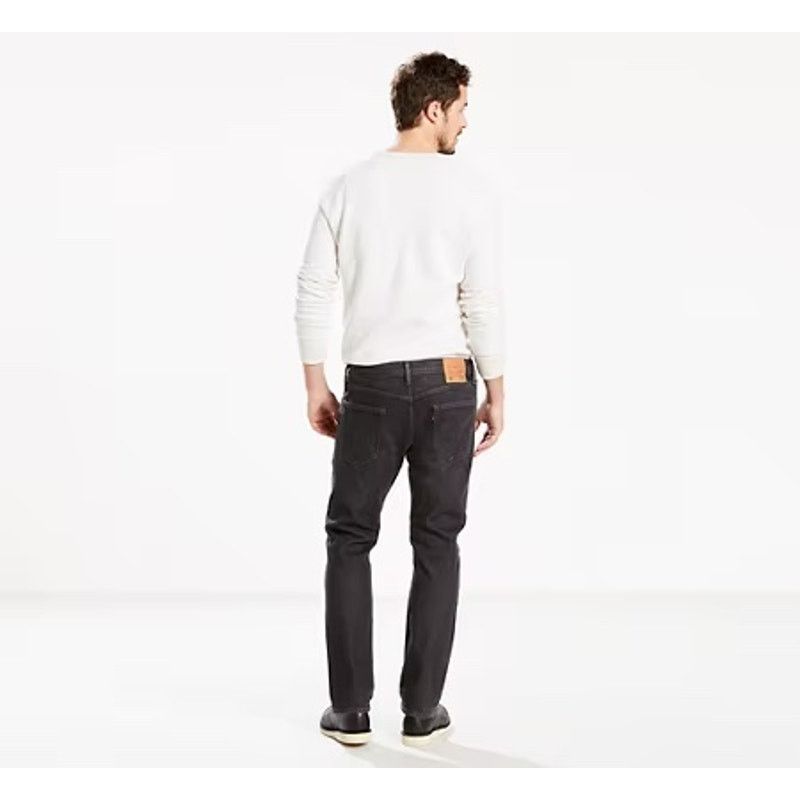 Levi's LEVI’S® 502™ REGULAR TAPER FIT STRETCH JEANS BLACK 36 x 30 Size US 36 / EU 52 - 3 Thumbnail