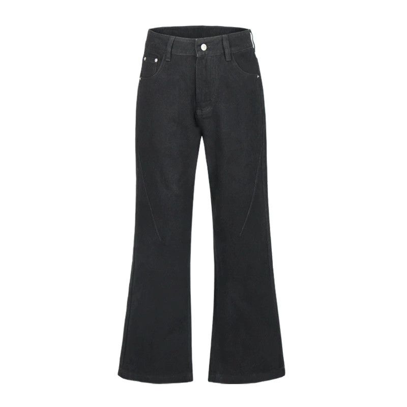 Japanese Brand × Jean Hippie loose wide-leg versatile casual retro flared jeans Size US 32 / EU 48 - 1 Thumbnail
