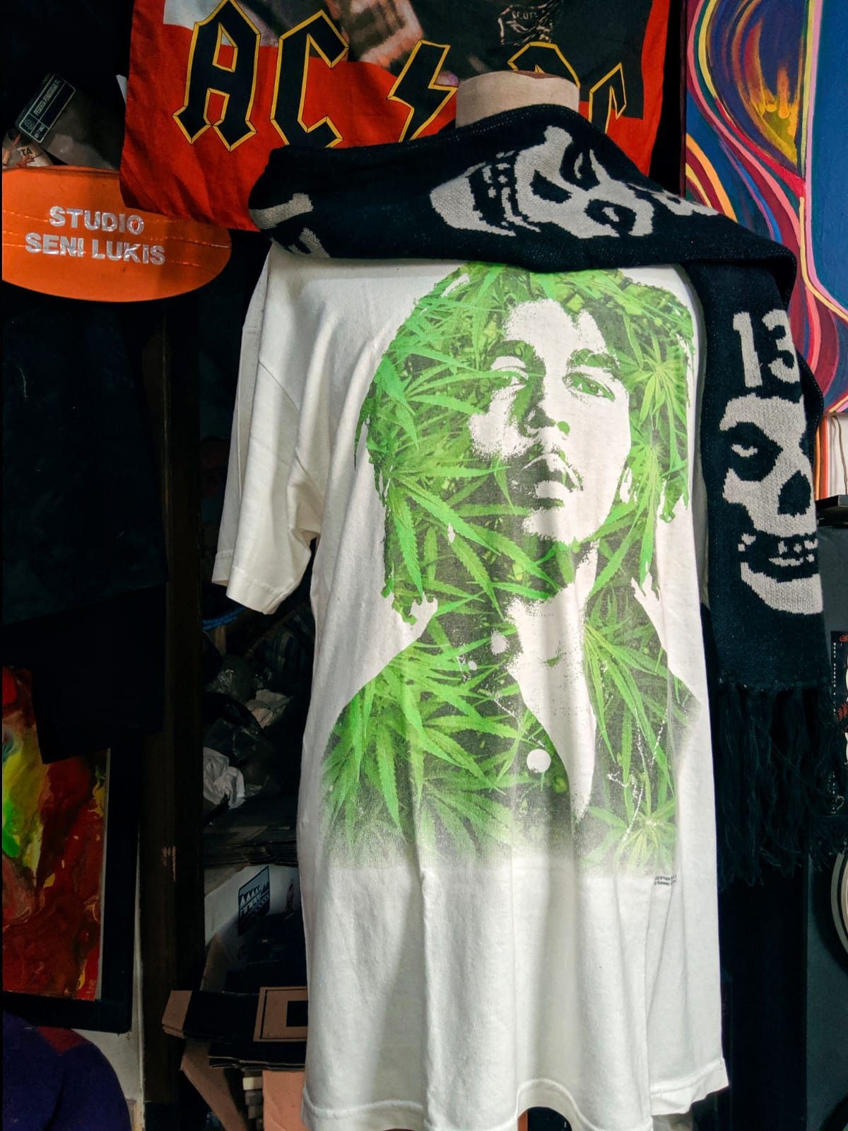 Bob Marley × Rap Tees × Vintage BOB MARLEY L Size US L / EU 52-54 / 3 - 1 Thumbnail