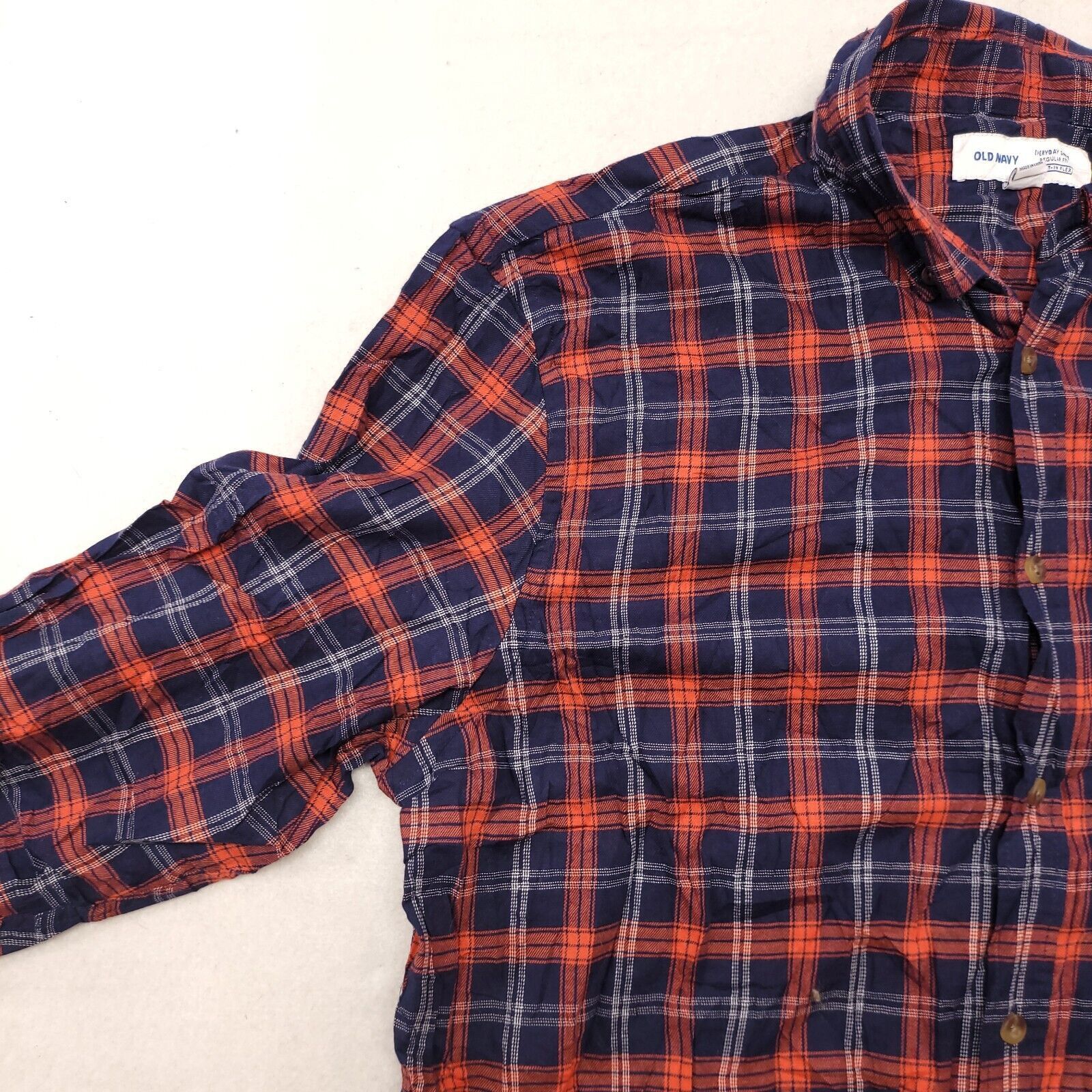 Old Navy Old Navy Tartan Flannel Shirt Mens Size Large L Blue Red Size US L / EU 52-54 / 3 - 4 Thumbnail