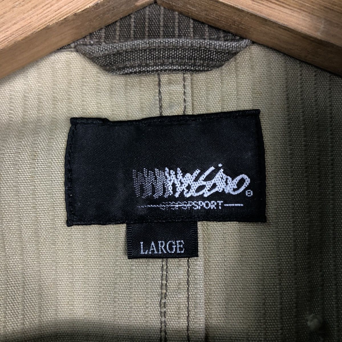 Issey Miyake 🔥Vintage Chore Hickory Work Jacket Mossimo Pigment Size US L / EU 52-54 / 3 - 17 Thumbnail