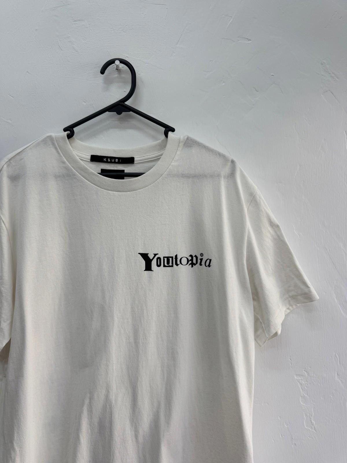 Ksubi new ksubi tee t-shirt top mens youtopia kash white medium m Size US M / EU 48-50 / 2 - 2 Thumbnail