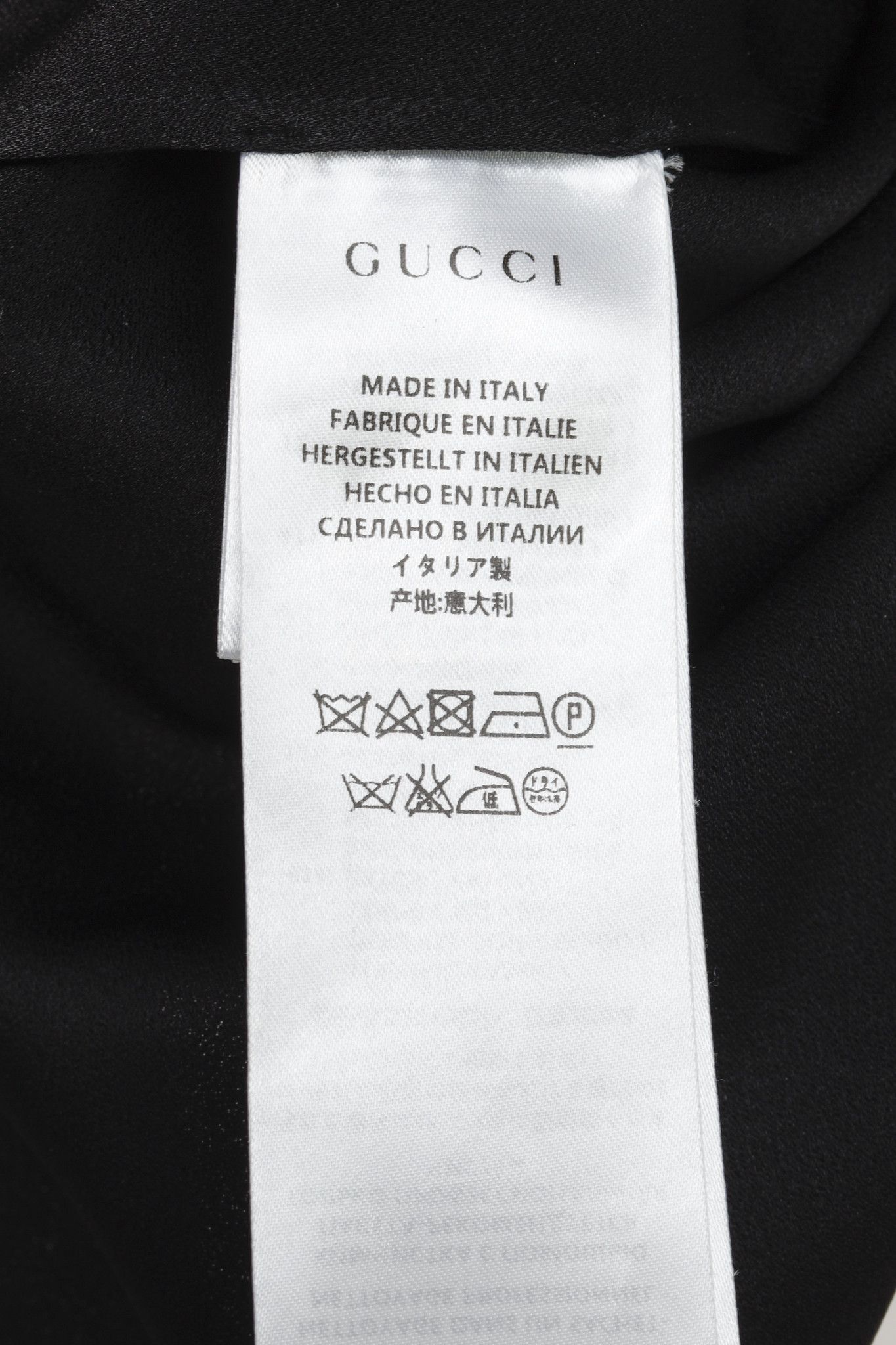 Gucci Gucci PF/15 Black Embellished Collared Sleeveless Blouse Size XS / US 0-2 / IT 36-38 - 8 Thumbnail