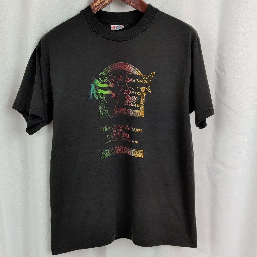 Hanes Africa To America 300 Years of Music & Dance Festival Shirt Size US L / EU 52-54 / 3 - 4 Thumbnail