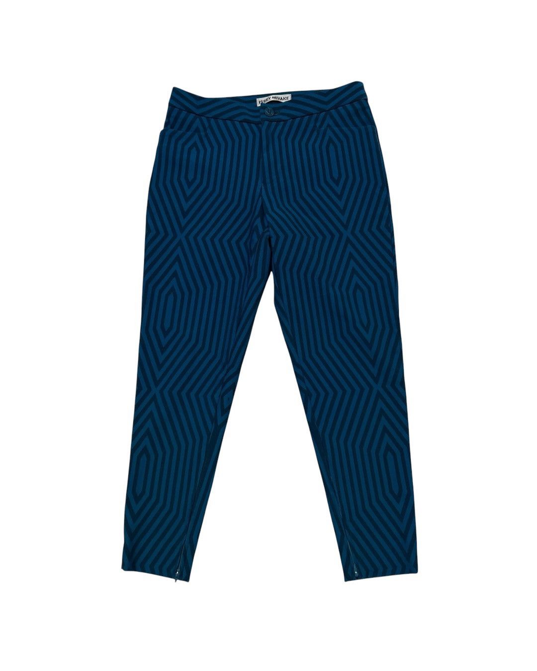 Issey Miyake 748 ISSEY MIYAKE pants trousers women’s blue Size 27" / US 4 / IT 40 - 1 Thumbnail