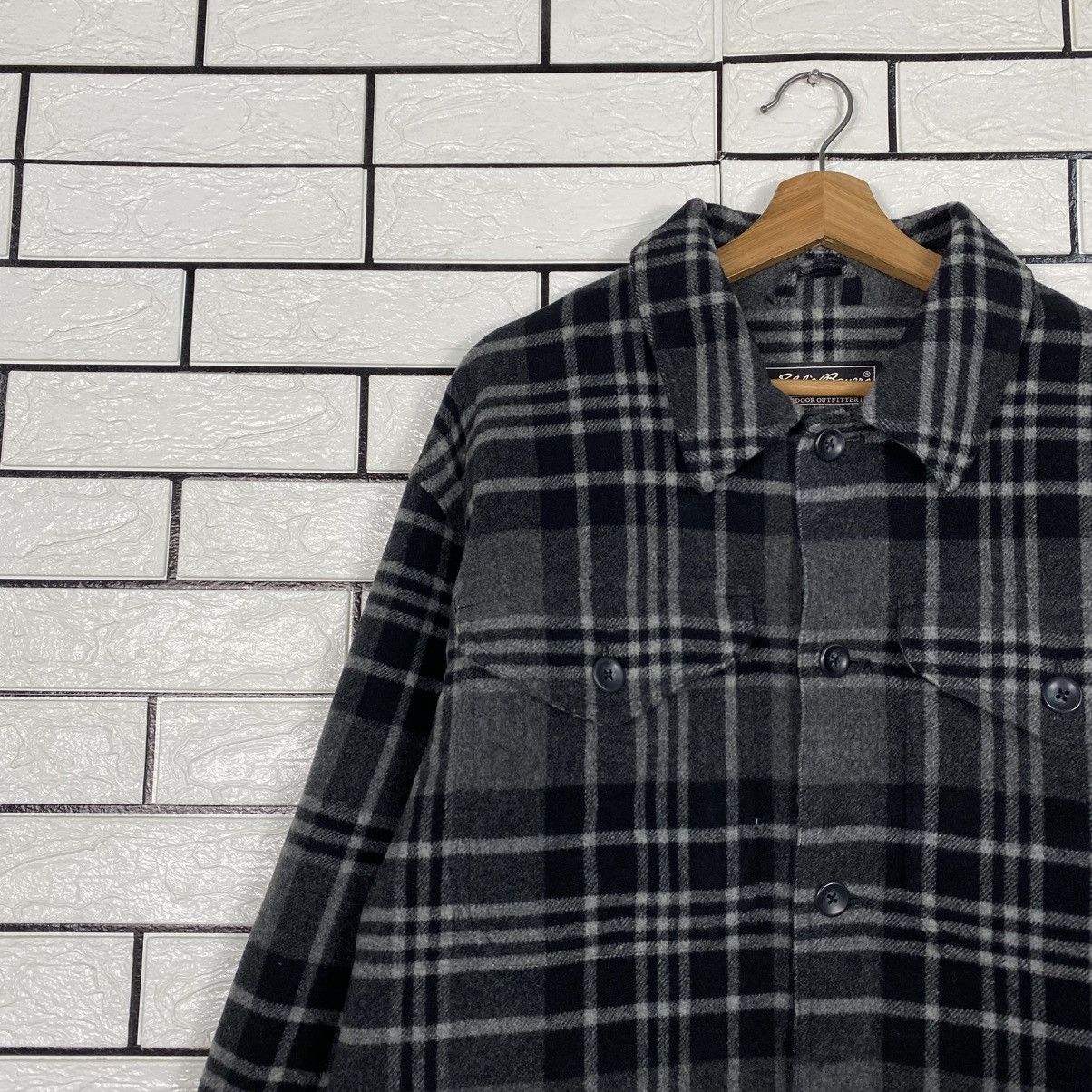 Japanese Brand Vintage Wool Jacket Eddie Bauer Tartan Design Issey Miyake Size US S / EU 44-46 / 1 - 8 Thumbnail