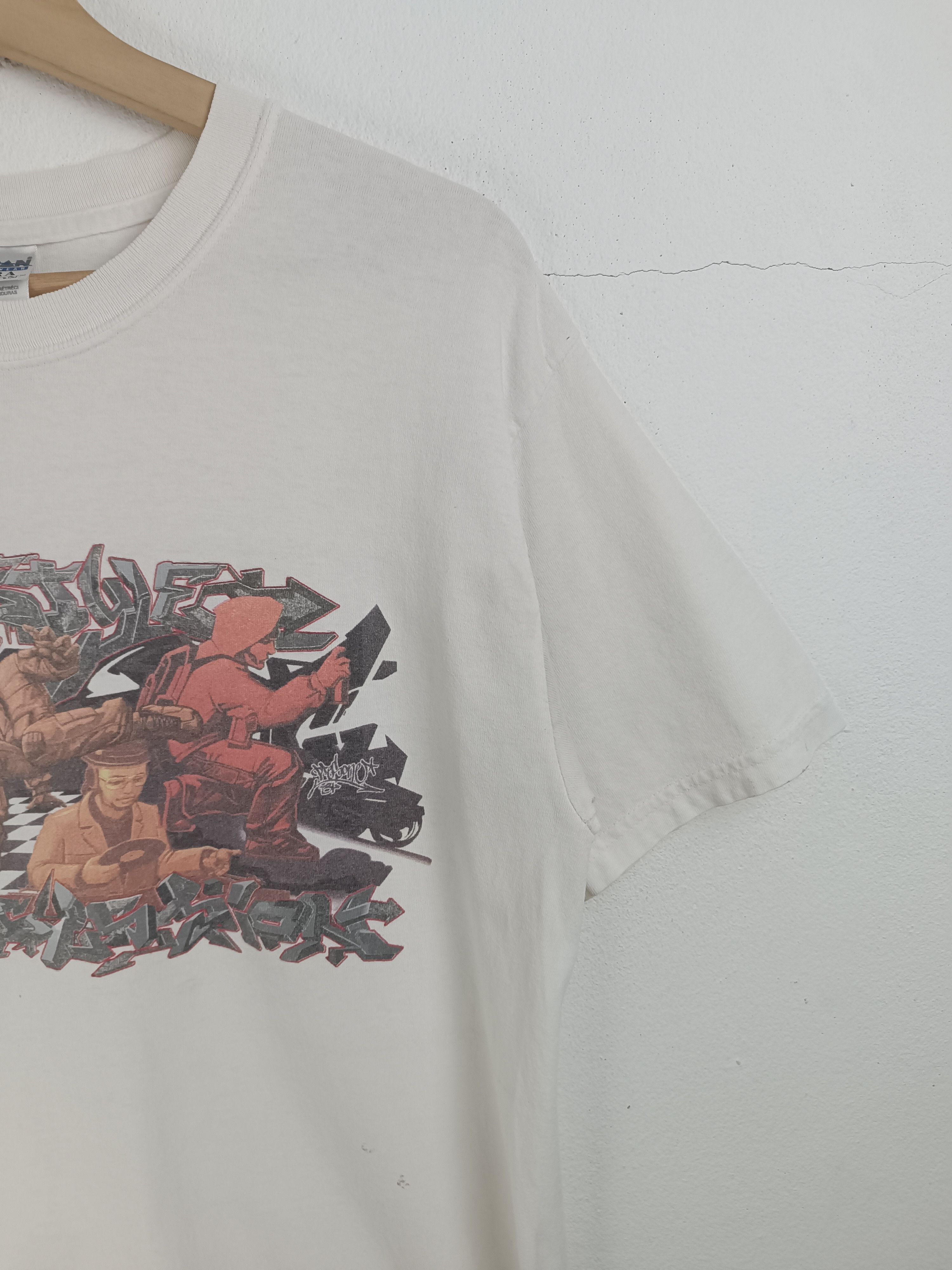 Rap Tees VINTAGE Y2K FREESTYLE GRAFFITI HIP HOP TEE VERY RARE ART Size US M / EU 48-50 / 2 - 6 Thumbnail