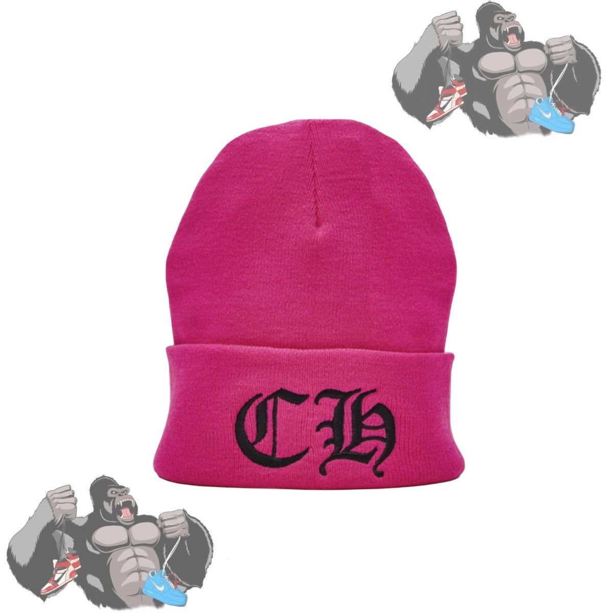 Chrome Hearts CHROME HEARTS Plus Cross Beanie BLACK | Grailed