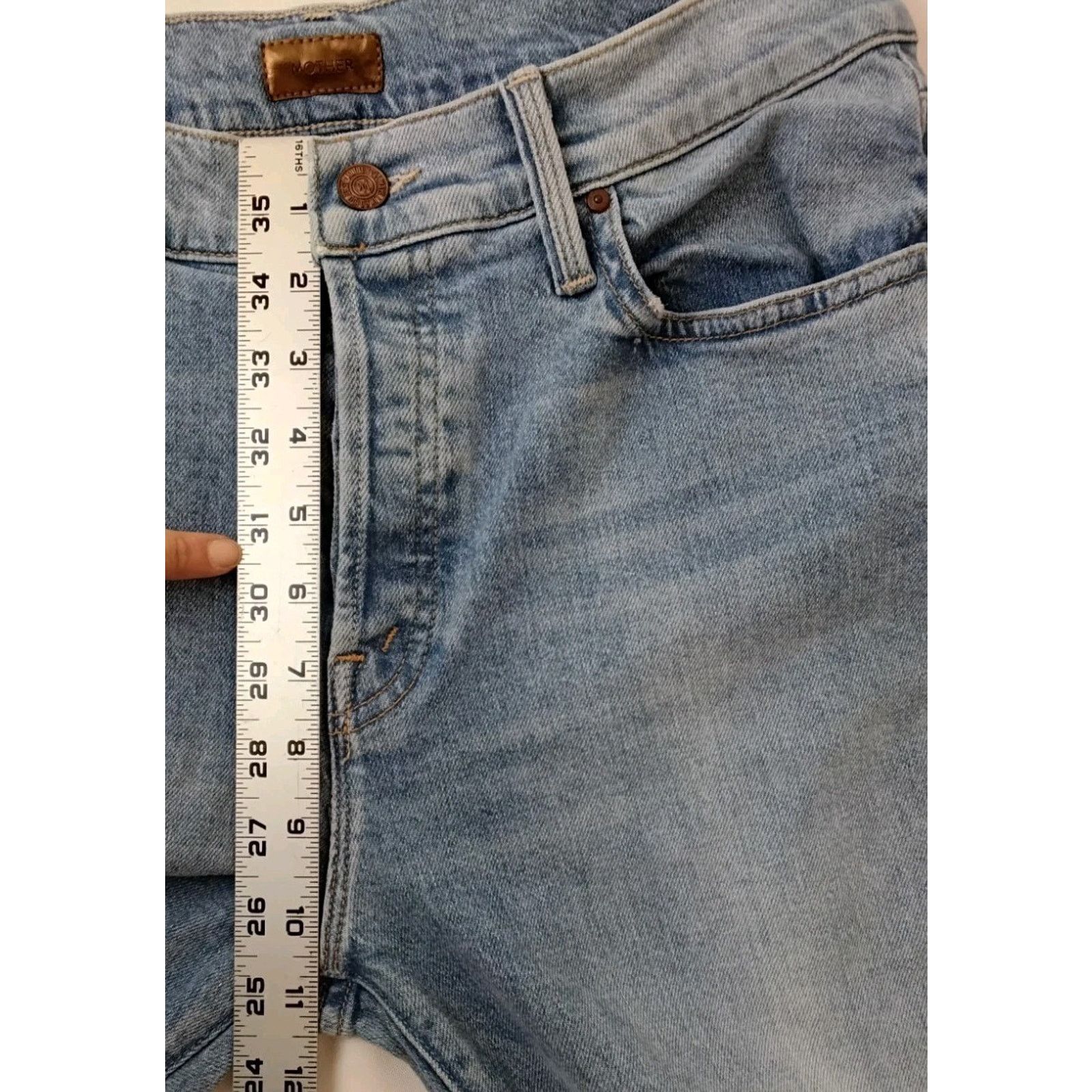 MOTHER Mother The Scrapper Ankle Jeans Women's 28" Light Wash Denim Size 28" / US 6 / IT 42 - 15 Thumbnail