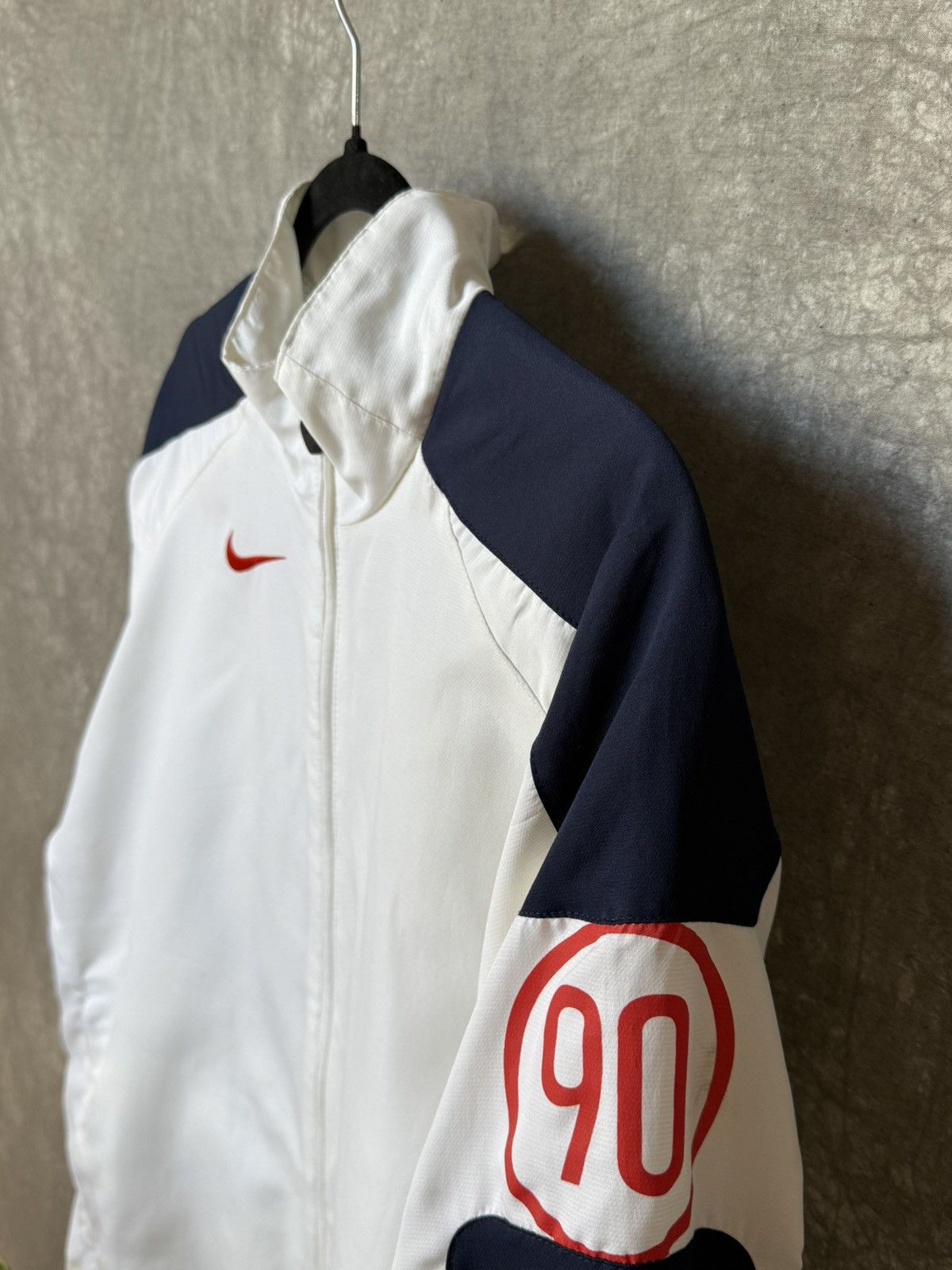 Nike × Vintage Vintage Nike jacket T90 nylon Y 2K oversize swoosh logo Size US L / EU 52-54 / 3 - 2 Thumbnail