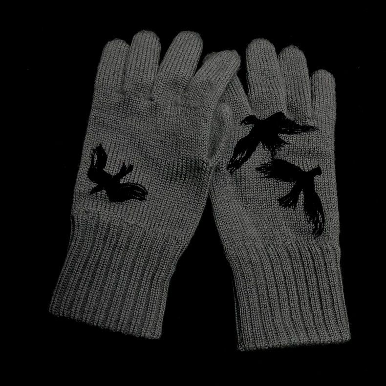 Yohji Yamamoto Yohji Yamamoto 11aw Crow Wool Gloves 2505-Nextarrow Size ONE SIZE - 2 Thumbnail