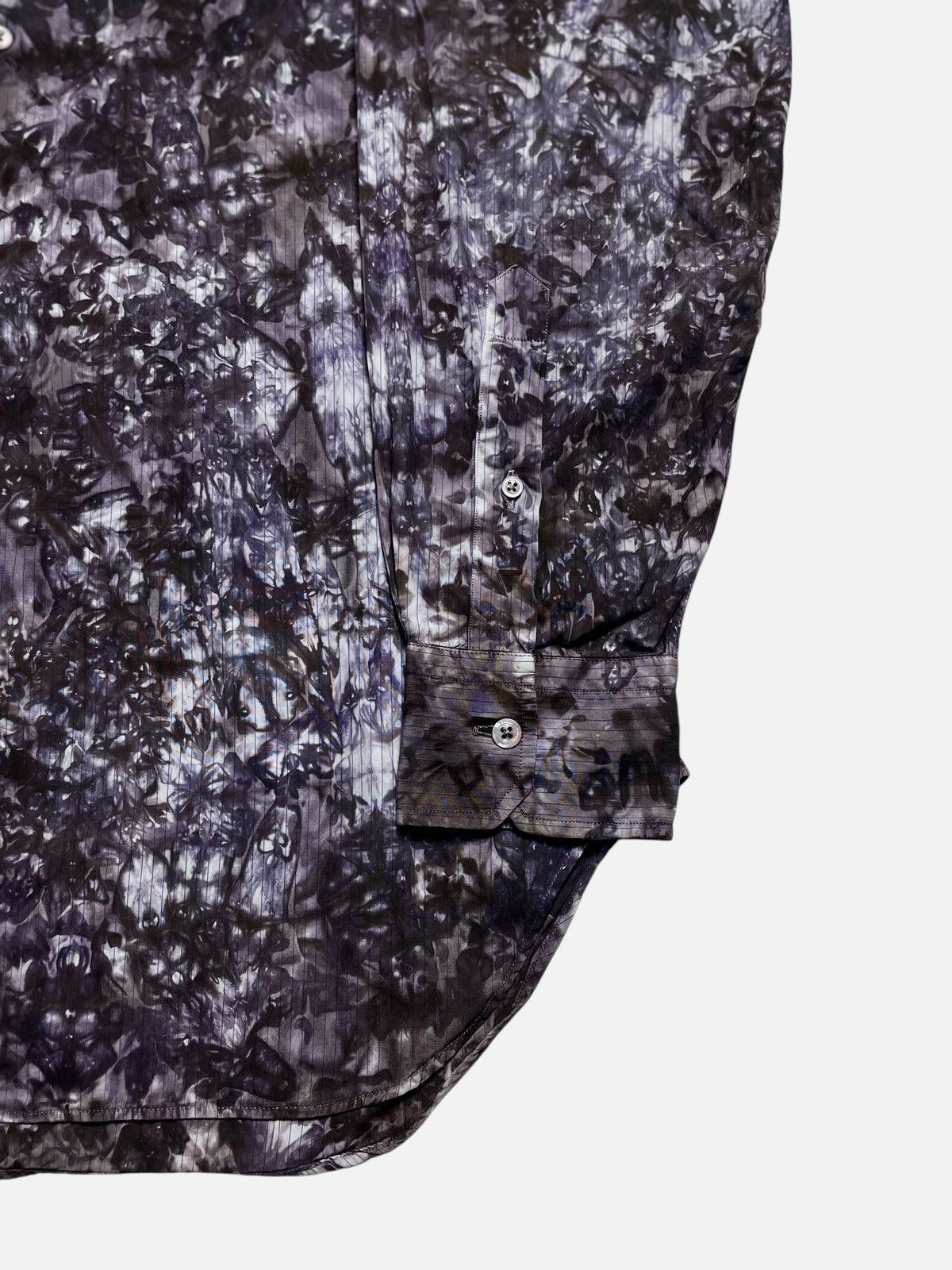 Issey Miyake Hamilton - Pattern Flower Art Long Shirt Size US L / EU 52-54 / 3 - 7 Thumbnail