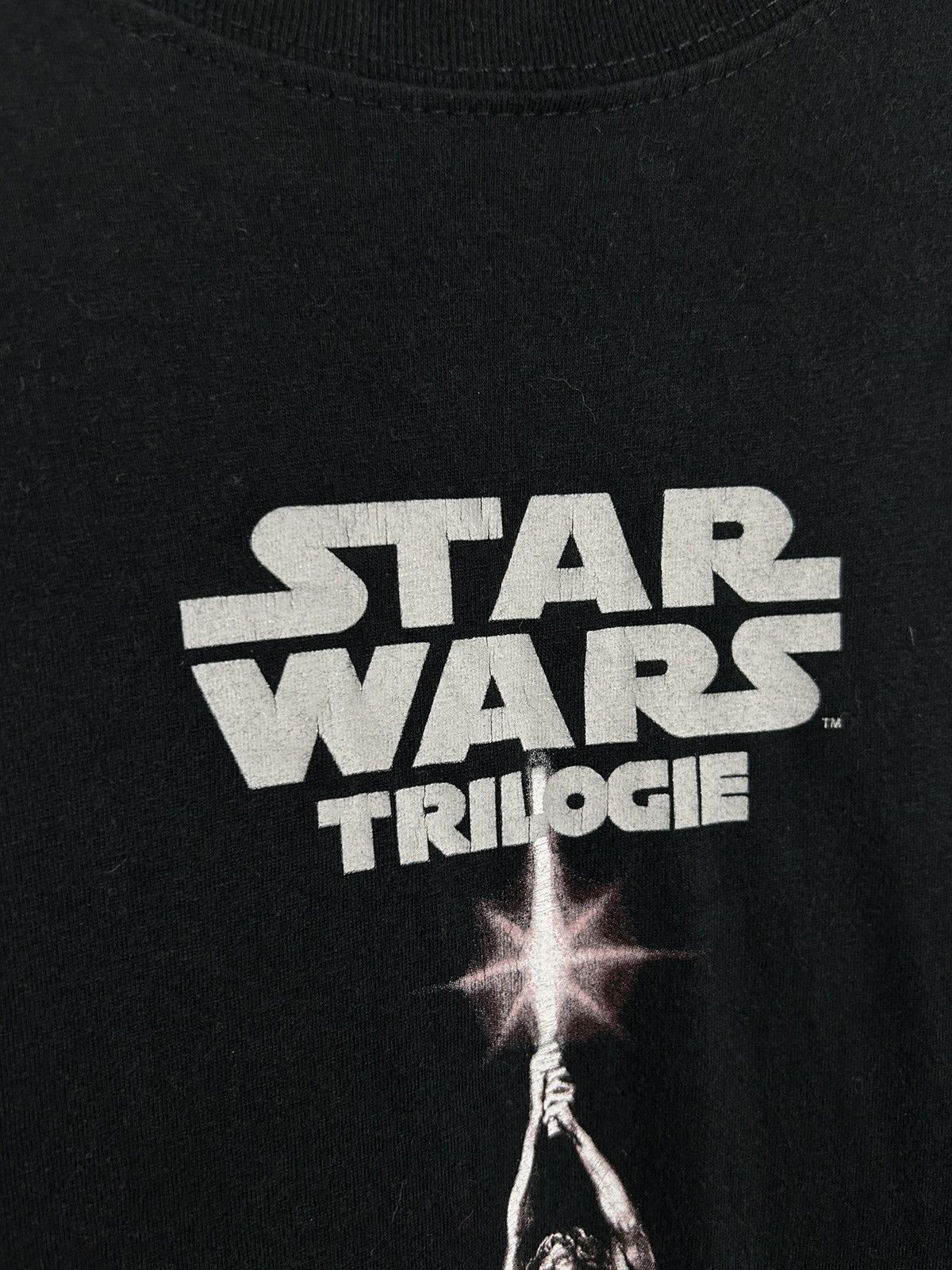 Star Wars 00s Vintage Star Wars Trilogie 2004 Lucasfilm T-Shirt Black Size US L / EU 52-54 / 3 - 4 Thumbnail