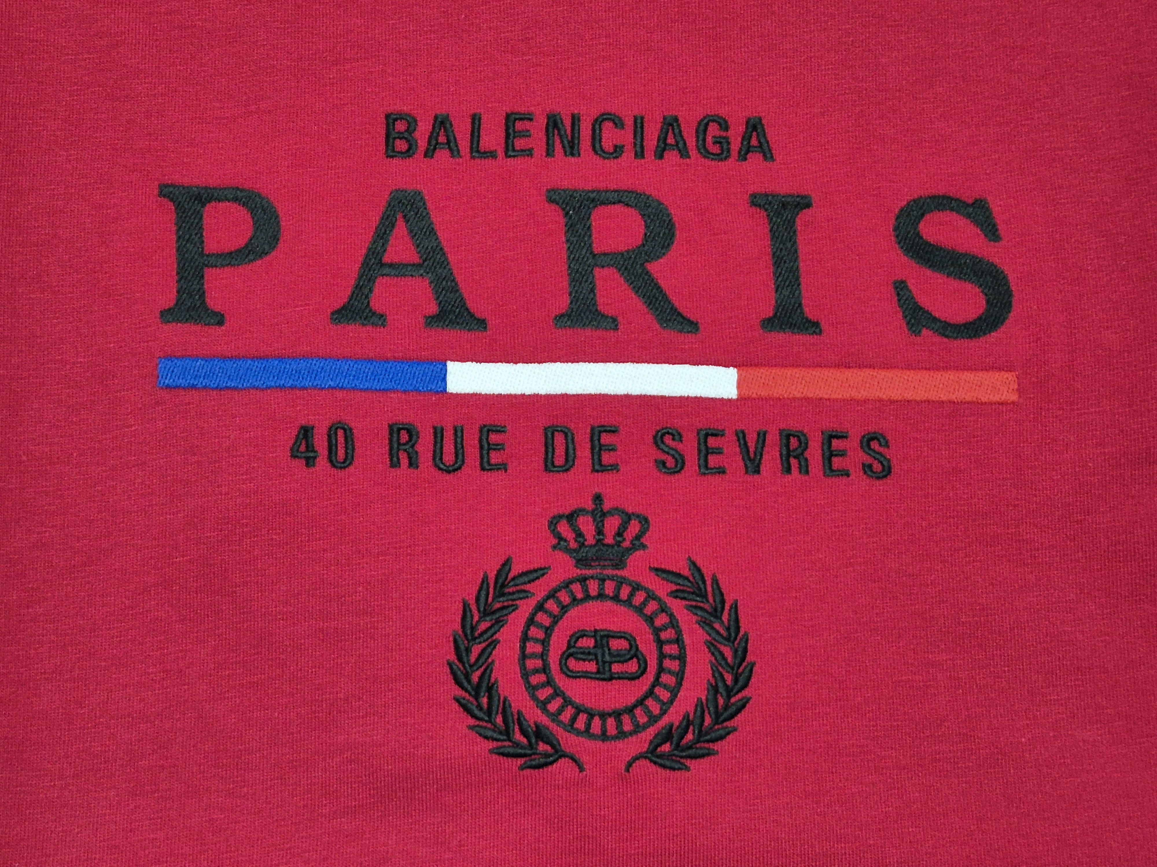 Balenciaga Balenciaga Rue De Sevres T-shirt Size US M / EU 48-50 / 2 - 2 Thumbnail