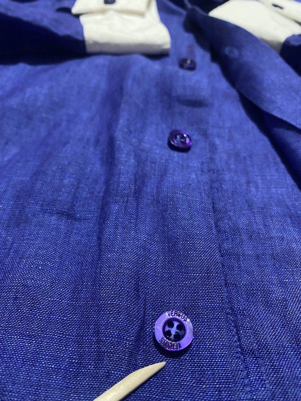 Versus Versace Versus Versace linen shirt button up Size US L / EU 52-54 / 3 - 8 Thumbnail
