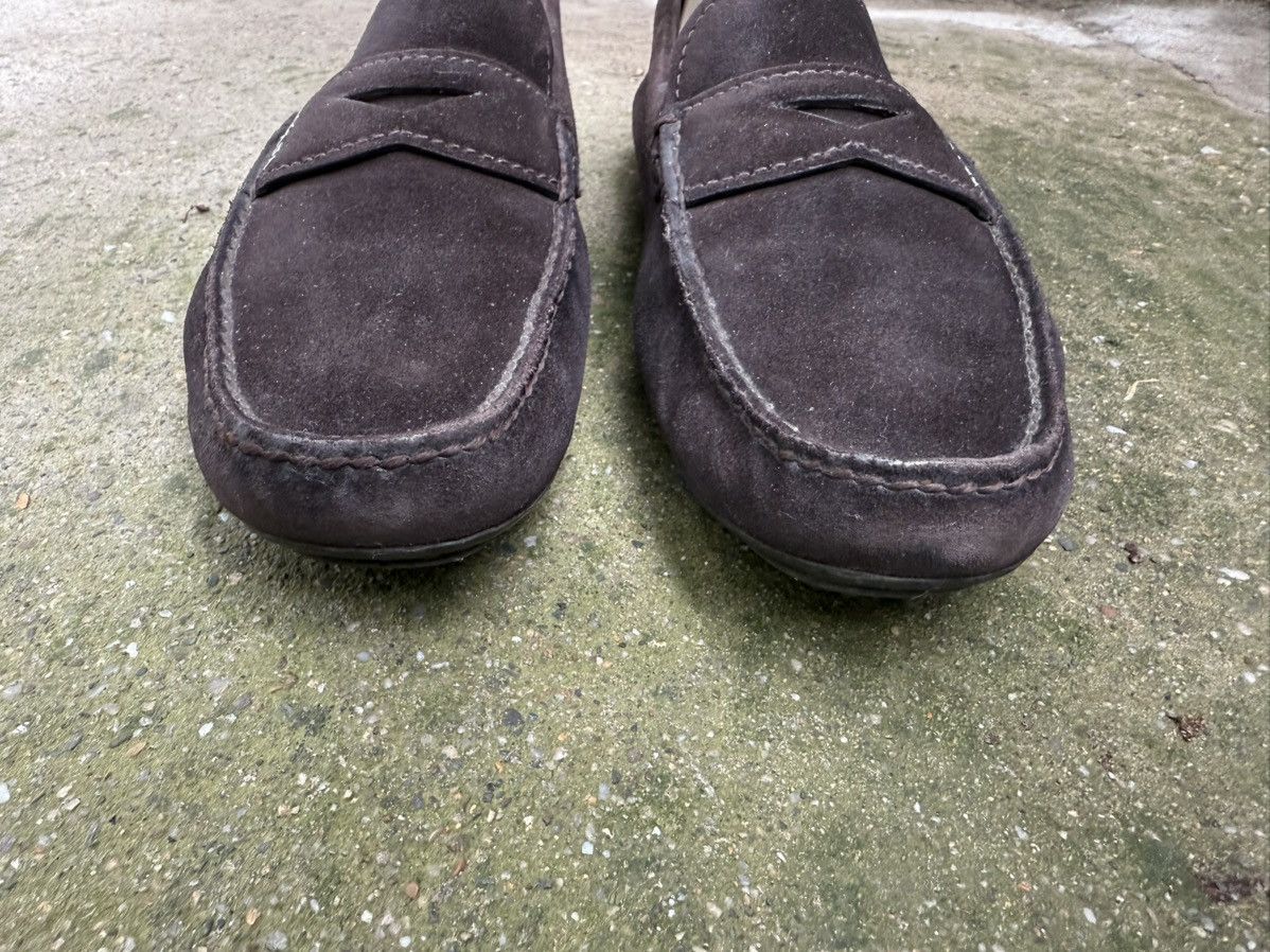 Prada 💫 Prada 💫 Men's Brown Suede Moccasins Casual Driver Loafers Size US 7.5 / EU 40-41 - 5 Thumbnail