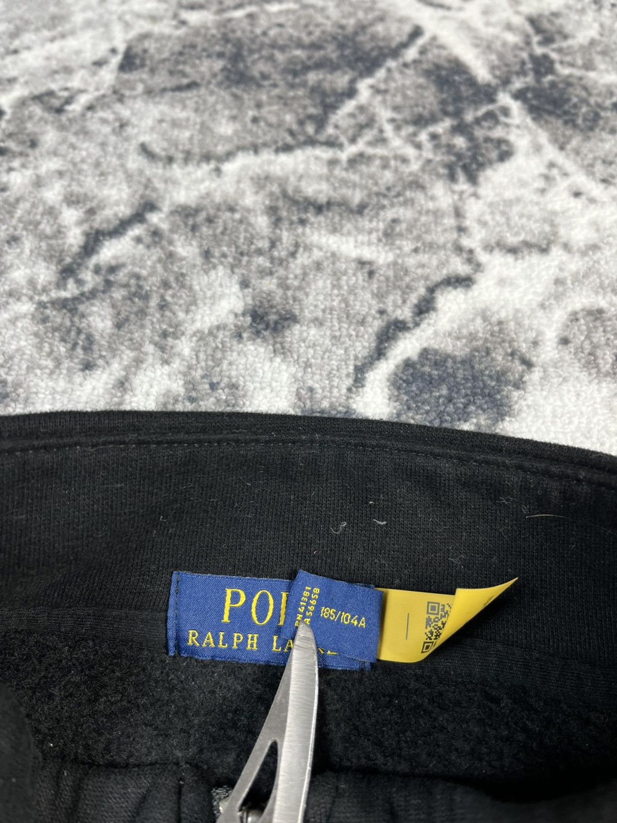 Polo Ralph Lauren Polo Ralph Lauren Black Quarter Zip Fleece Pullover Size US XL / EU 56 / 4 - 6 Thumbnail