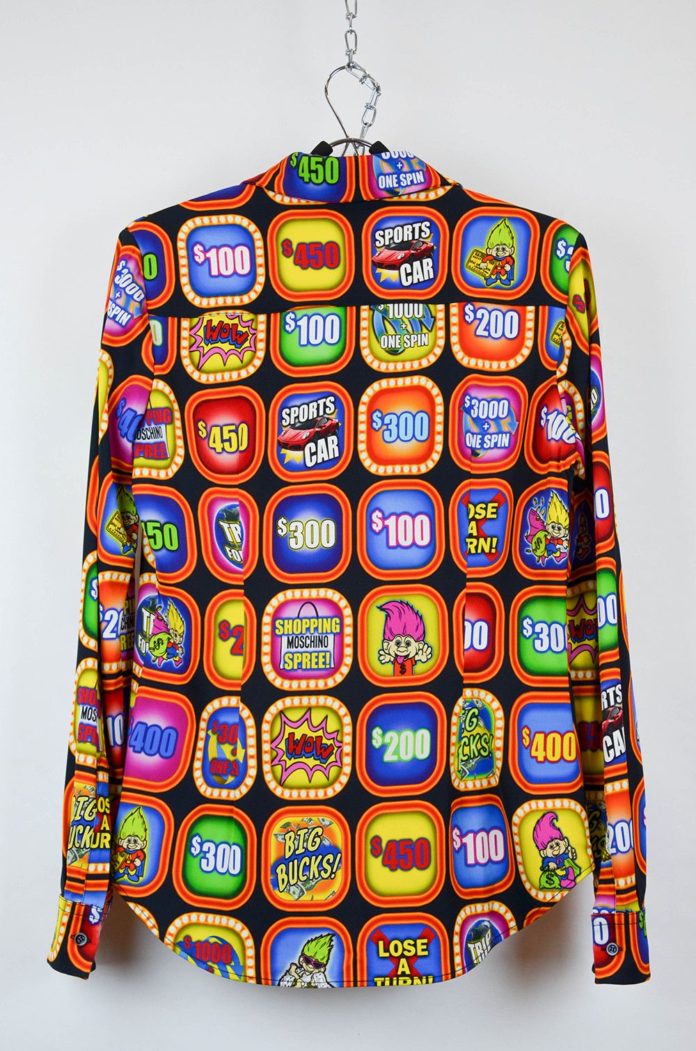 Moschino MOSCHINO Couture x Good Luck Game Print Shirt – Size IT 42 Size US M / EU 48-50 / 2 - 2 Thumbnail