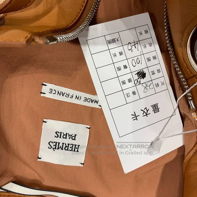 Hermes Hermes Patchwork Leather Jacket - Women's Size XS / US 0-2 / IT 36-38 - 4 Thumbnail