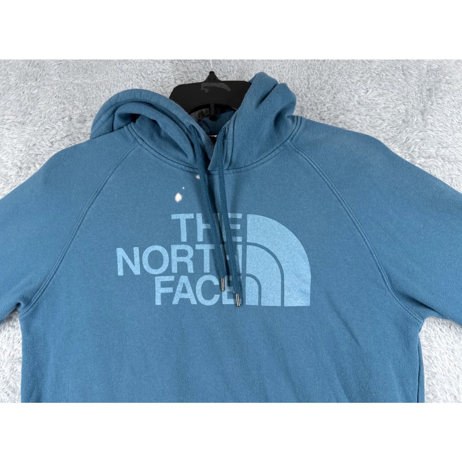 The North Face The North Face Hoodie Womens L Blue Pullover Hoodie Pockets Logo Cotton Sweatshirt Regular Fit Size L / US 10 / IT 46 - 4 Thumbnail