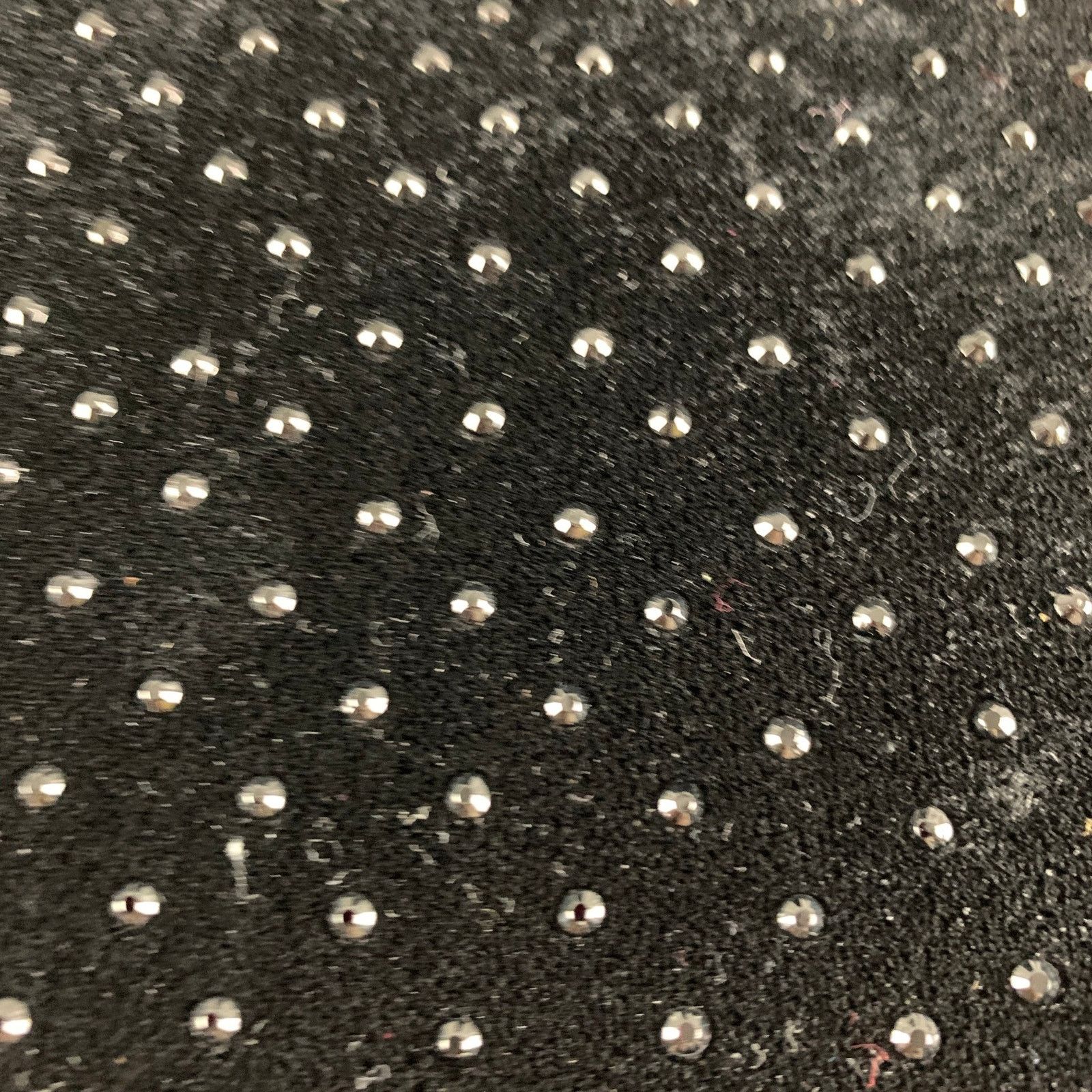 Akris AKRIS Size 8 Black Polyester Beaded Turtleneck Dress Top Size M / US 6-8 / IT 42-44 - 2 Thumbnail