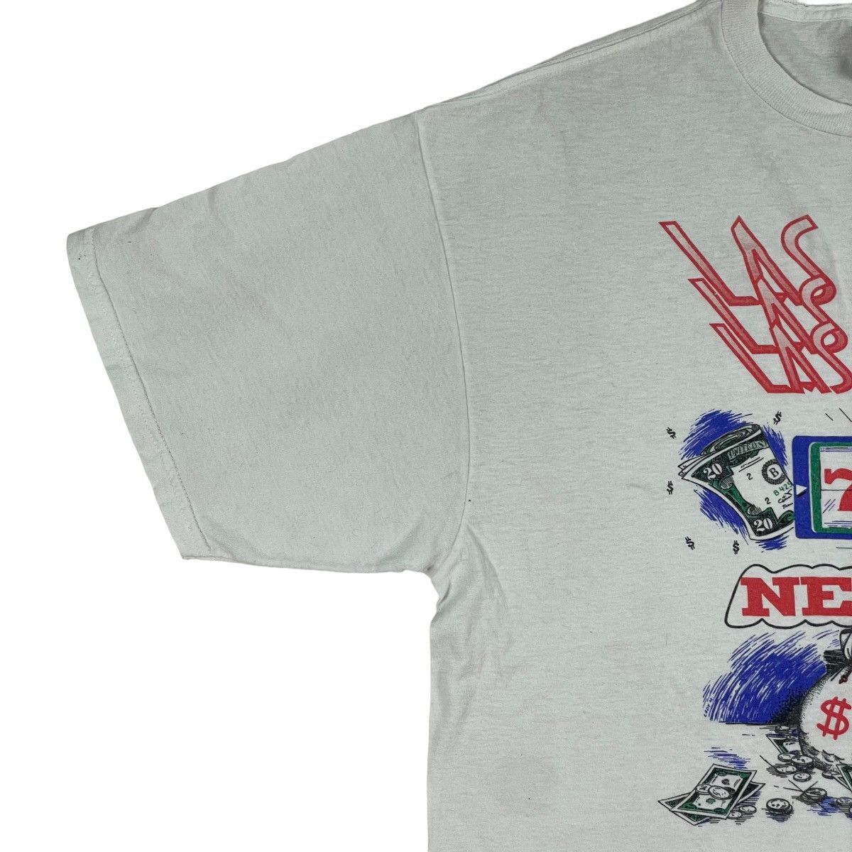 Vintage 🔥LAST PRICE🔥 Vintage 1994 Las Vegas Nevada Casino 777 Tee Size US XL / EU 56 / 4 - 2 Thumbnail