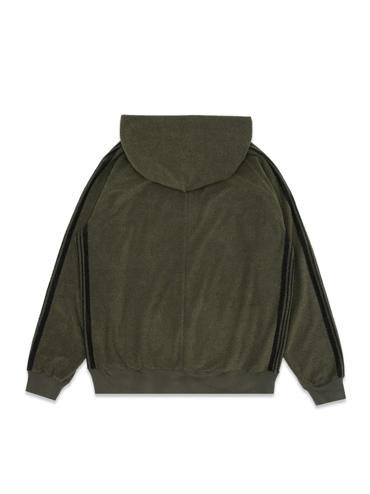 HIDDEN × Needles Hidden NY x Needles Piled Jacquard Track Hoodie Olive Size US XL / EU 56 / 4 - 2 Thumbnail