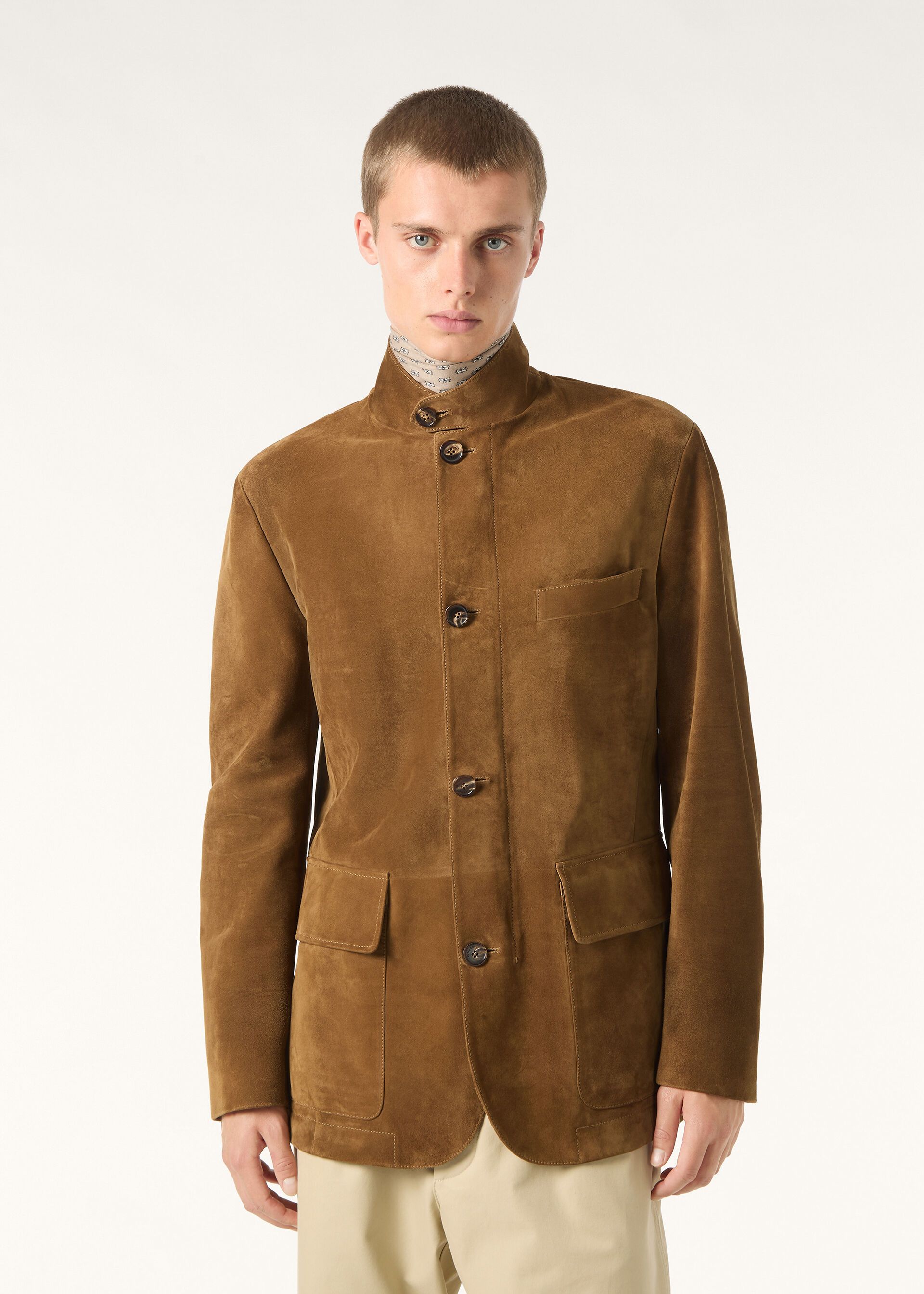 Loro Piana os11x0326 FAQ3018 Roadster Jacket in Cognac Size US XL / EU 56 / 4 - 5 Thumbnail