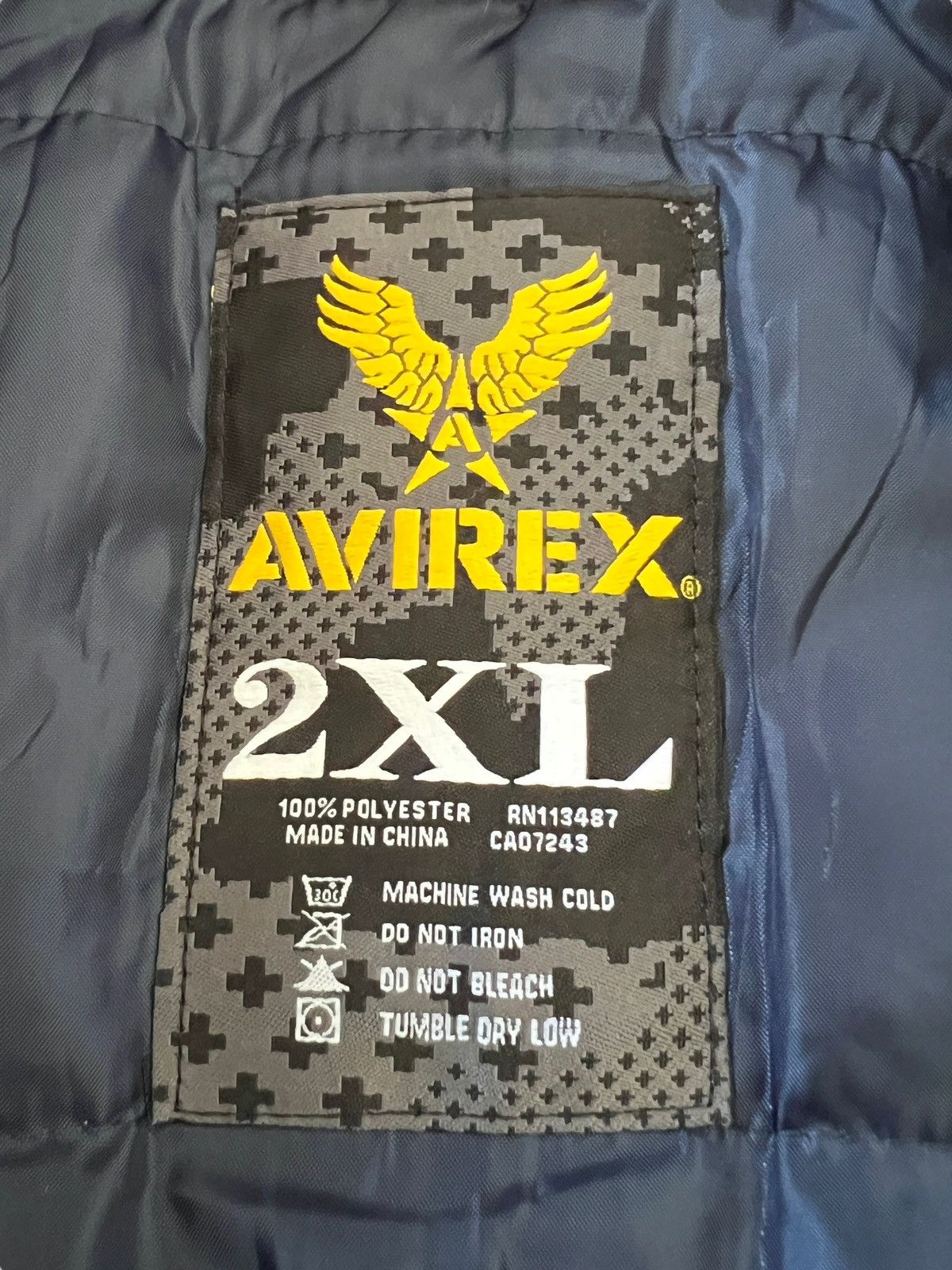 Avirex 2000 Avirex Striped Bomber Jacket Size US XXL / EU 58 / 5 - 8 Thumbnail