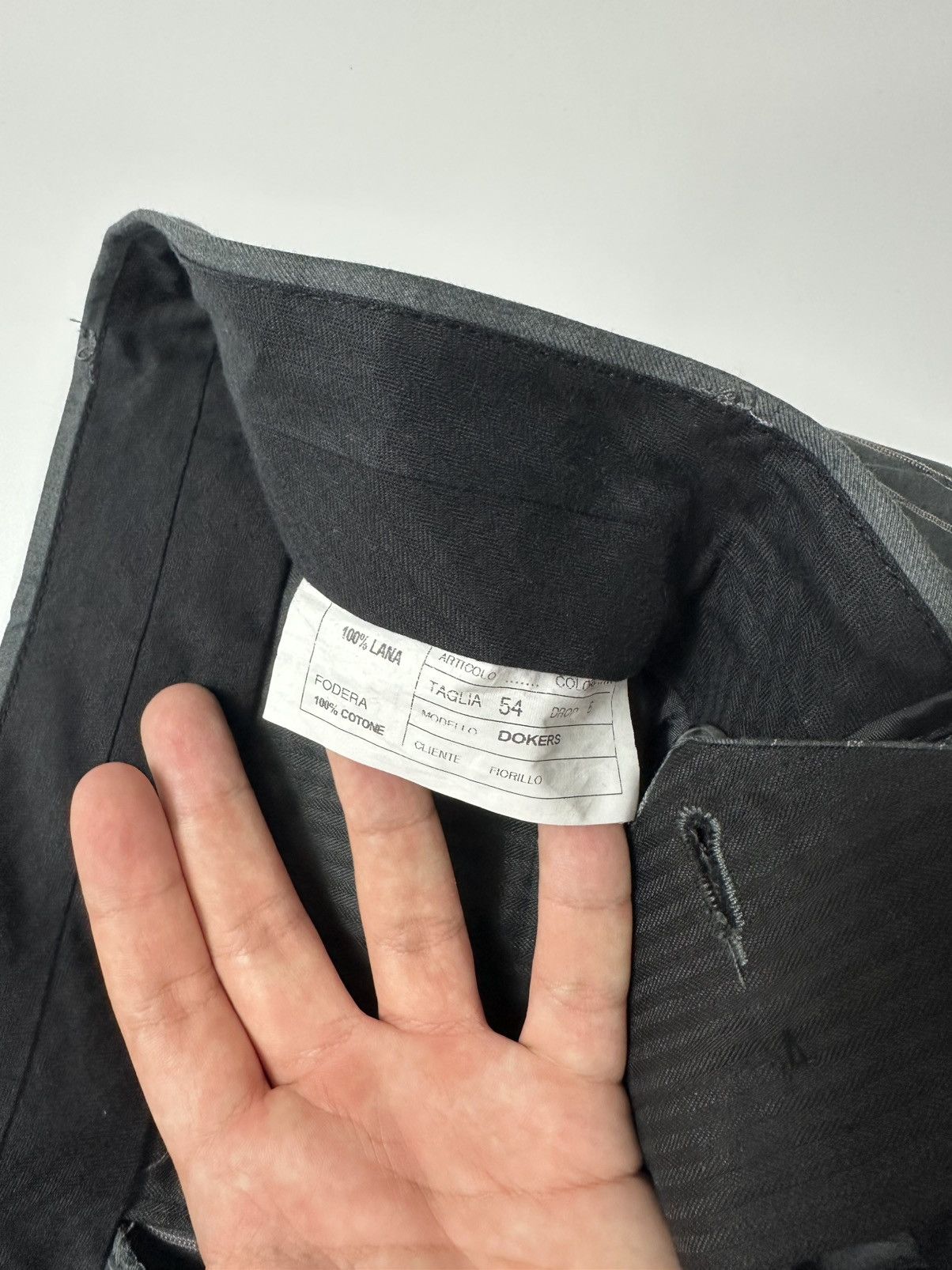 Ermenegildo Zegna Ermenegildo Zegna Tessuto Wool Suit Vintage Size 54R - 13 Thumbnail