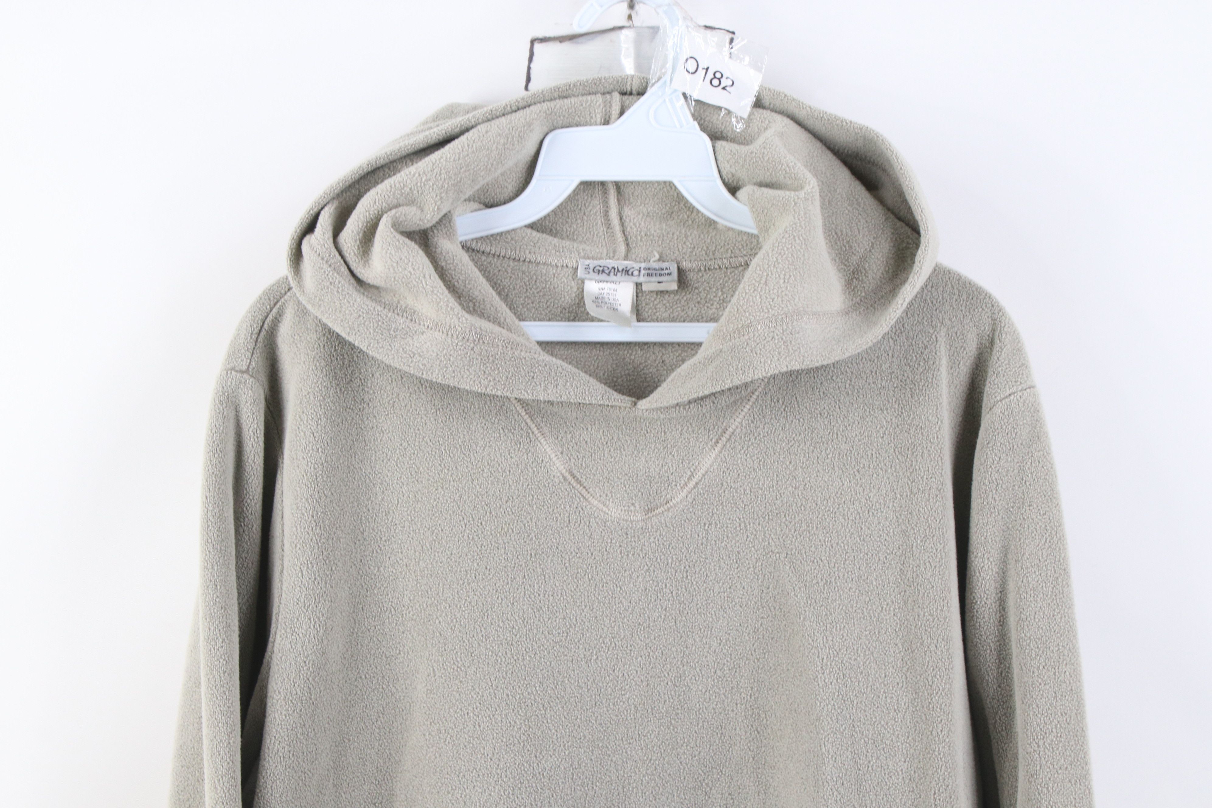 Gramicci Vintage 90s Gramicci Original Freedom Fleece Hoodie Gray USA Size L / US 10 / IT 46 - 2 Thumbnail