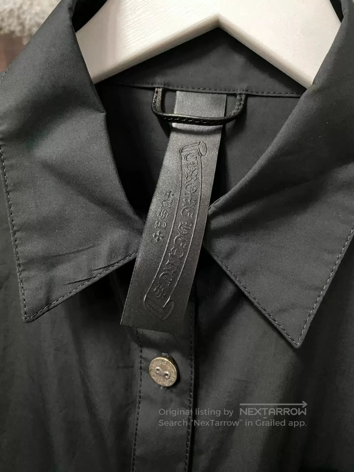 Chrome Hearts chrome hearts black pocket embroidered shirt. Size US S / EU 44-46 / 1 - 3 Thumbnail