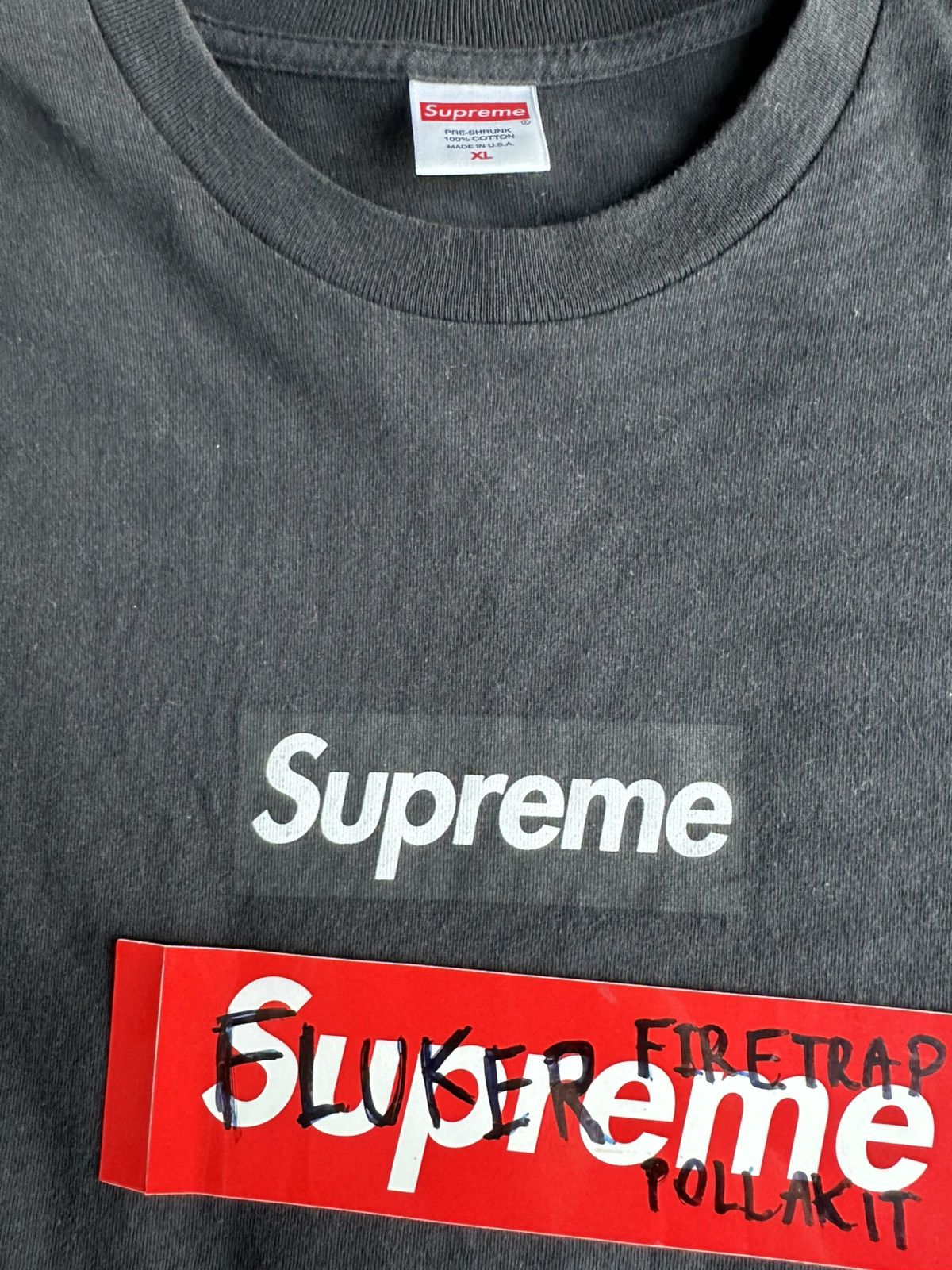 Supreme Supreme Box Logo L/S Tee Black XL Size US XL / EU 56 / 4 - 4 Thumbnail