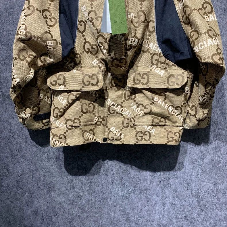 Gucci Gucci Size 38 Gucci Parisian co-branded full-print windbrea Size US XXS / EU 40 - 7 Thumbnail