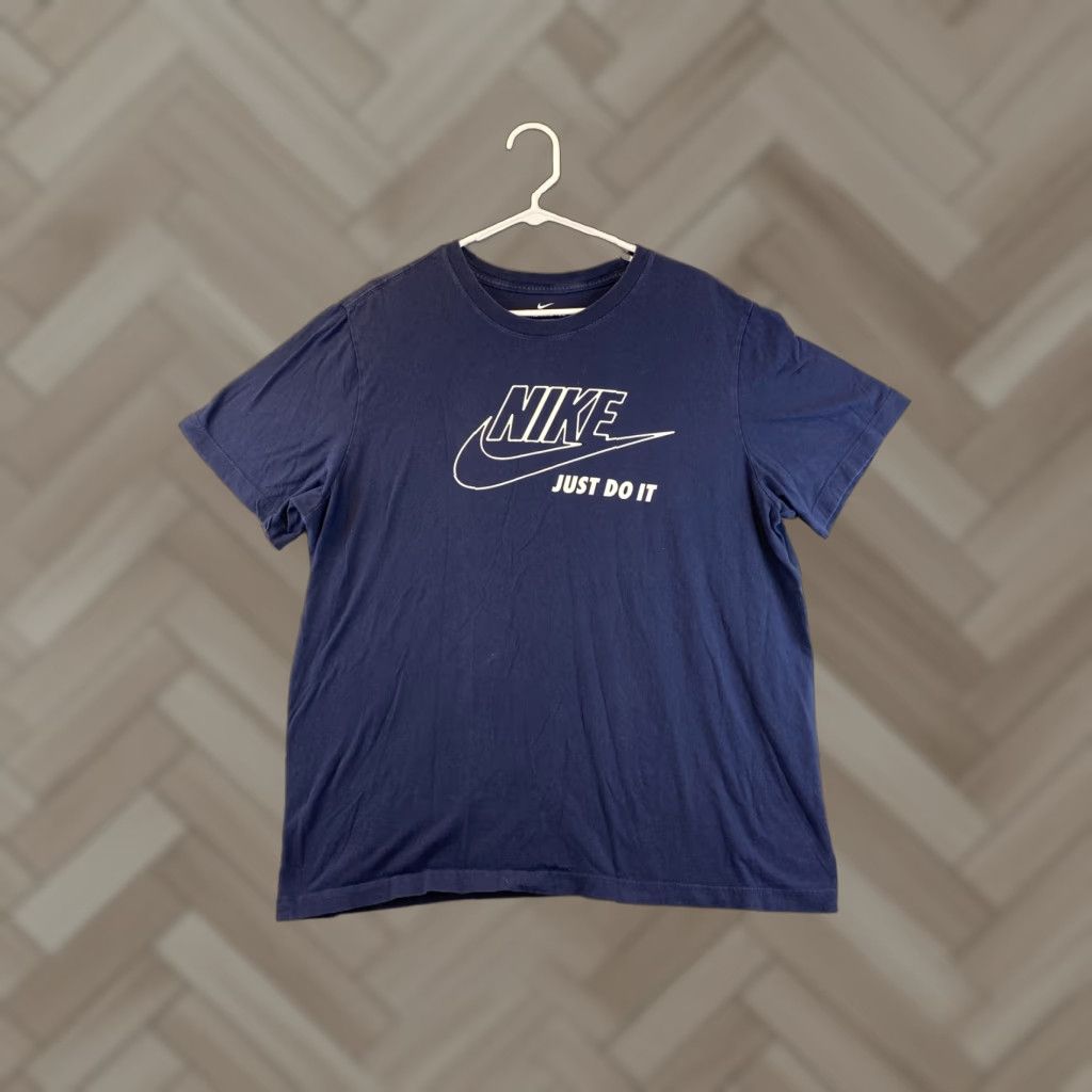 Nike Nike T-Shirt Short Sleeve Logo Swoosh Gym Active XL Blue Mens 89-20 Size US XL / EU 56 / 4 - 1 Thumbnail