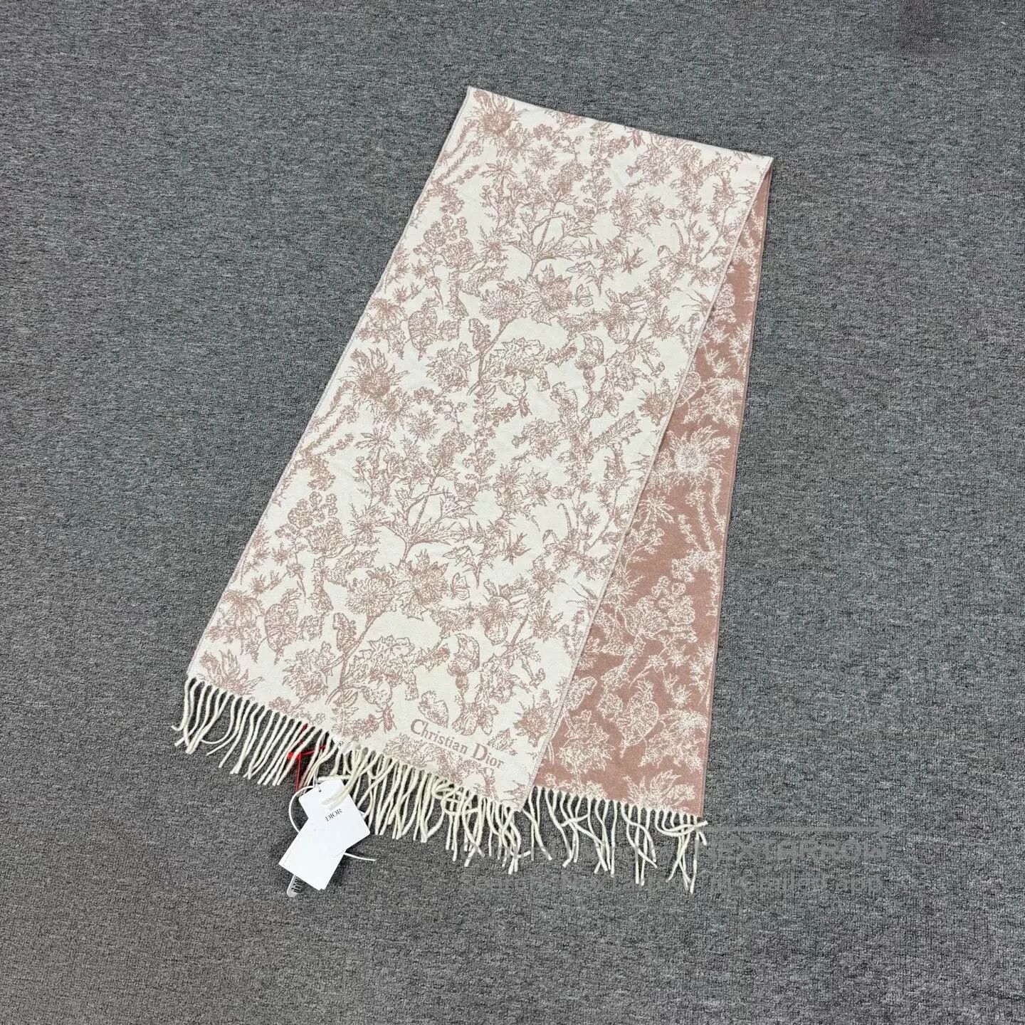 Dior Dior Floral jacquard double-sided cashmere scarf| Size ONE SIZE - 1 Thumbnail