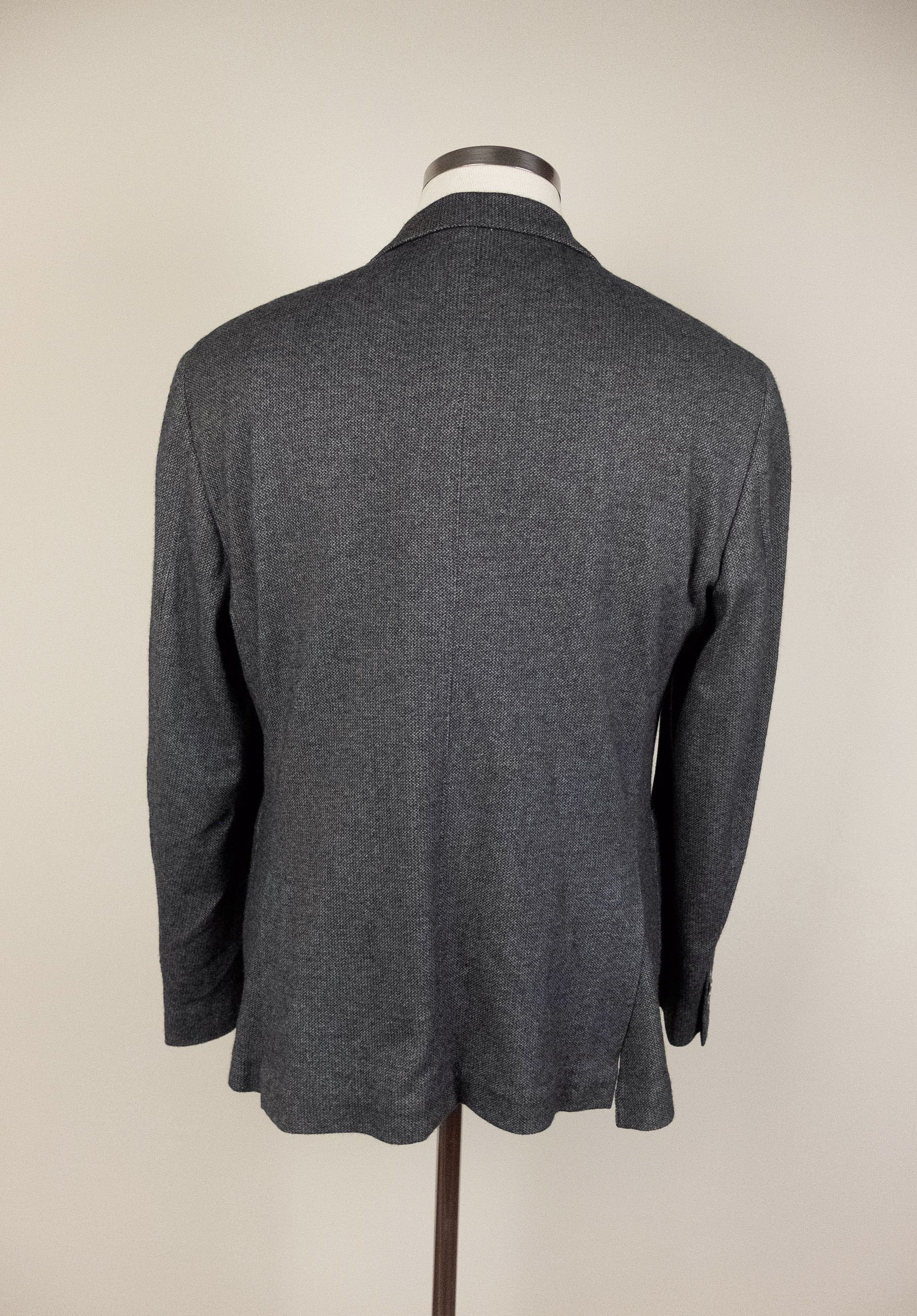 Fedeli FEDELI dark gray cashmere cotton sportcoat 46 56 Size 46R - 3 Thumbnail