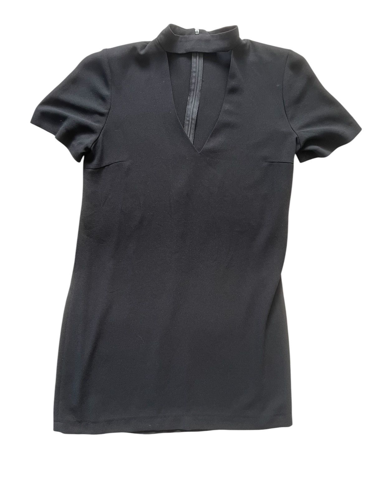 Zara Zara Women Short Sleeve Keyhole Dress Size | XS Size XS / US 0-2 / IT 36-38 - 1 Thumbnail