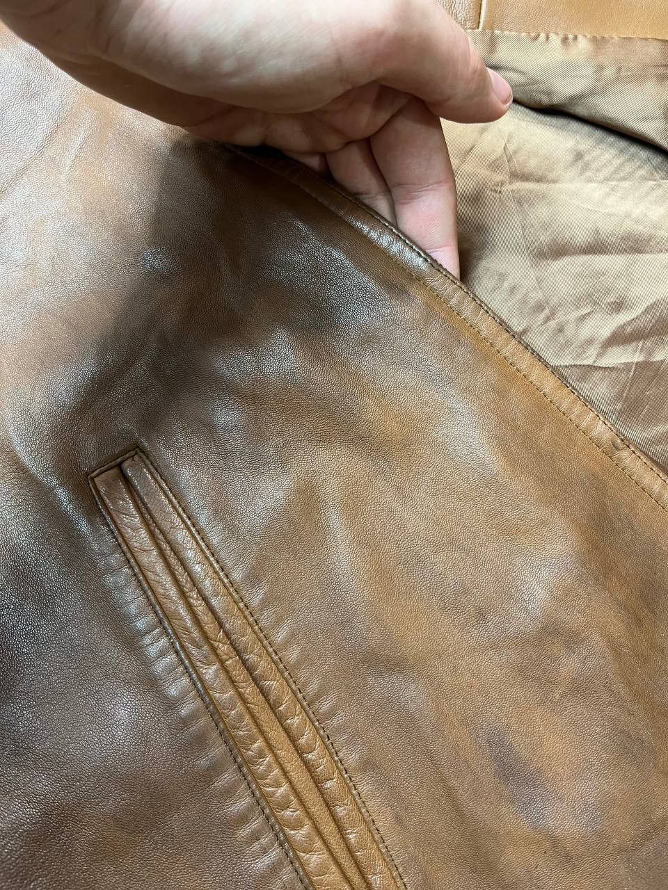 Ralph Lauren Purple Label Ralph Lauren Purple Label Leather Zip Jacket Size US M / EU 48-50 / 2 - 20 Thumbnail