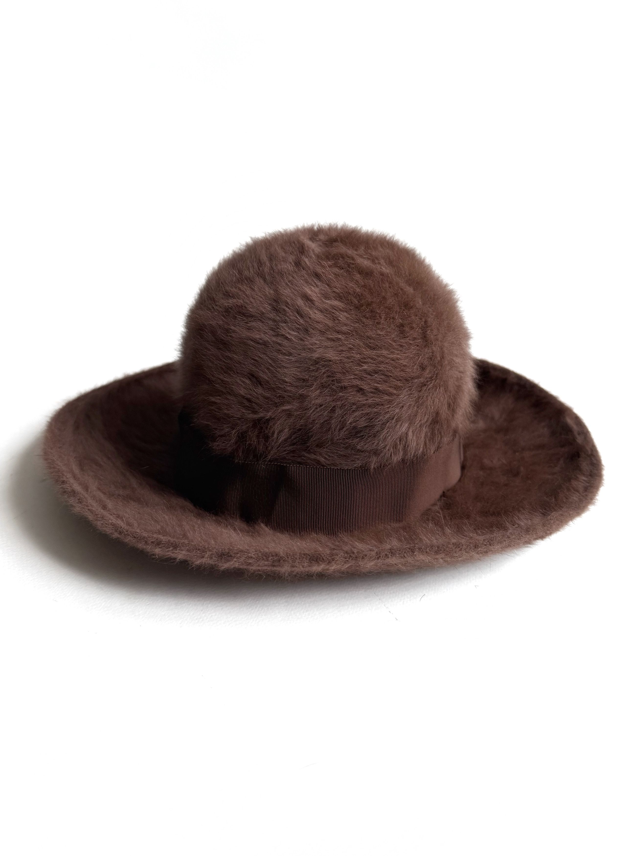 Kangol Vintage Kangol Fuzzy Cloche Hat Made In England Brown Size ONE SIZE - 1 Thumbnail