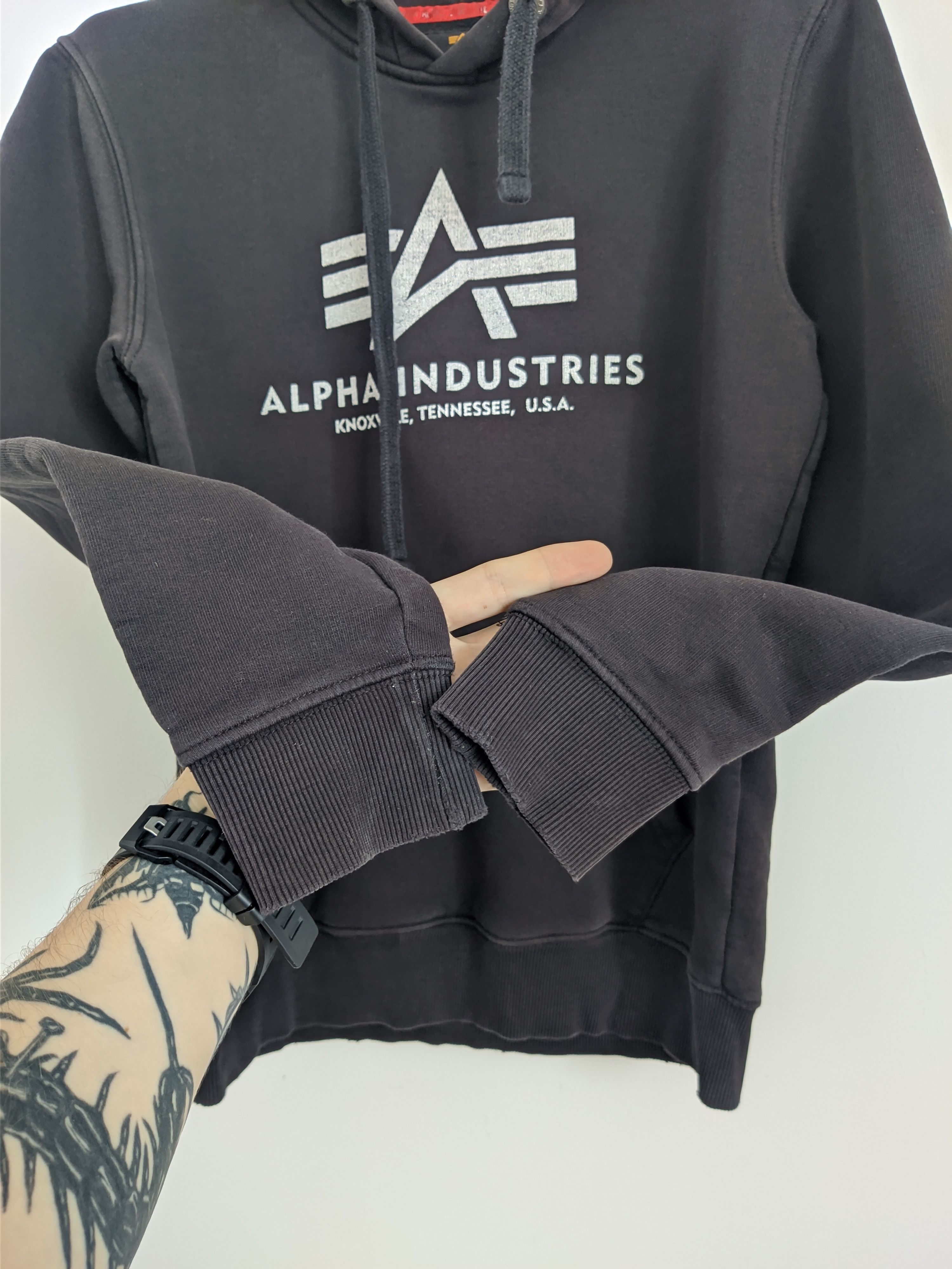 Alpha Industries Alpha Industries hoodie big logo black Size US S / EU 44-46 / 1 - 4 Thumbnail