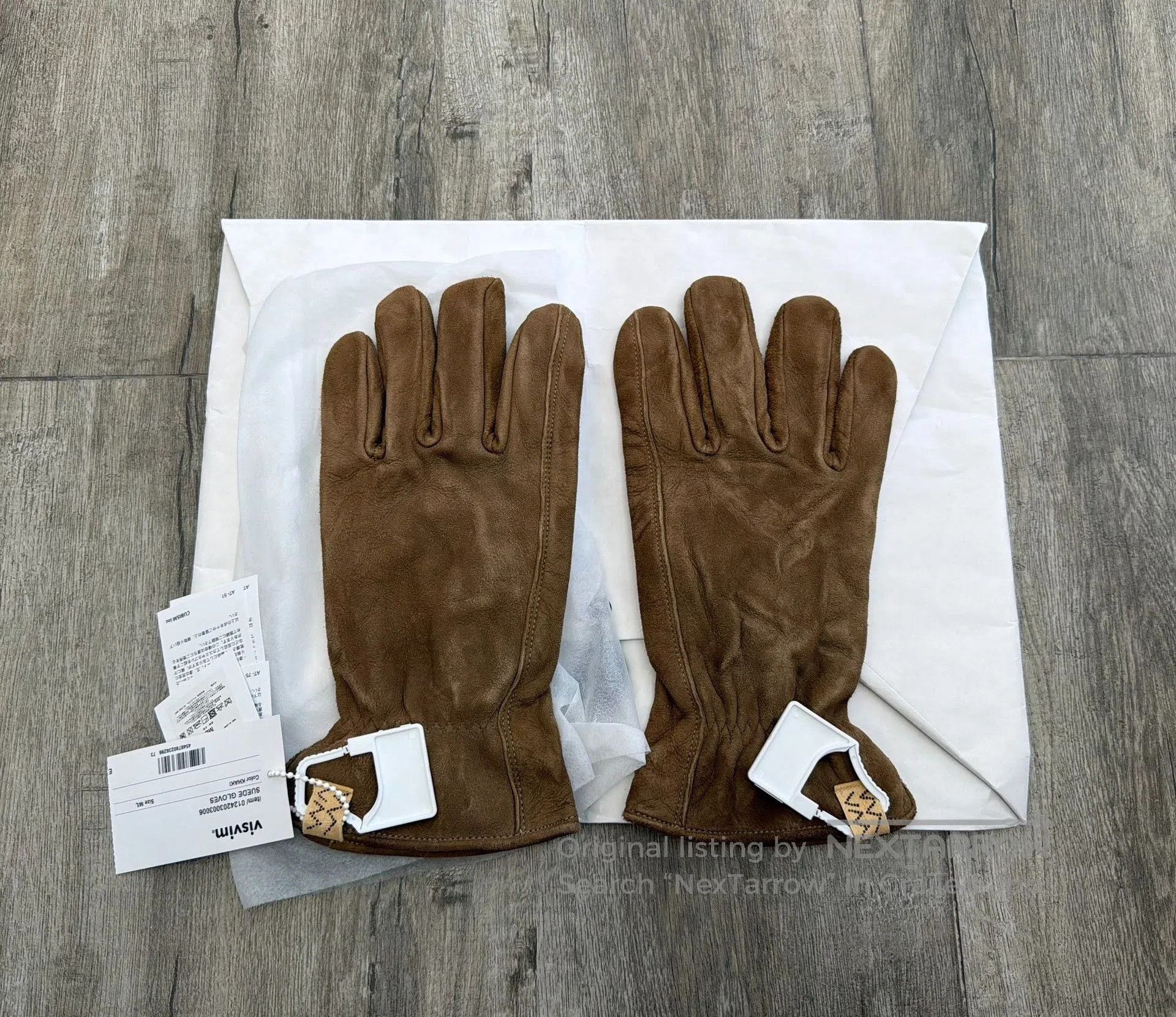 Visvim VISVIM 24AW Brown Suede Gloves. Size ONE SIZE - 1 Thumbnail